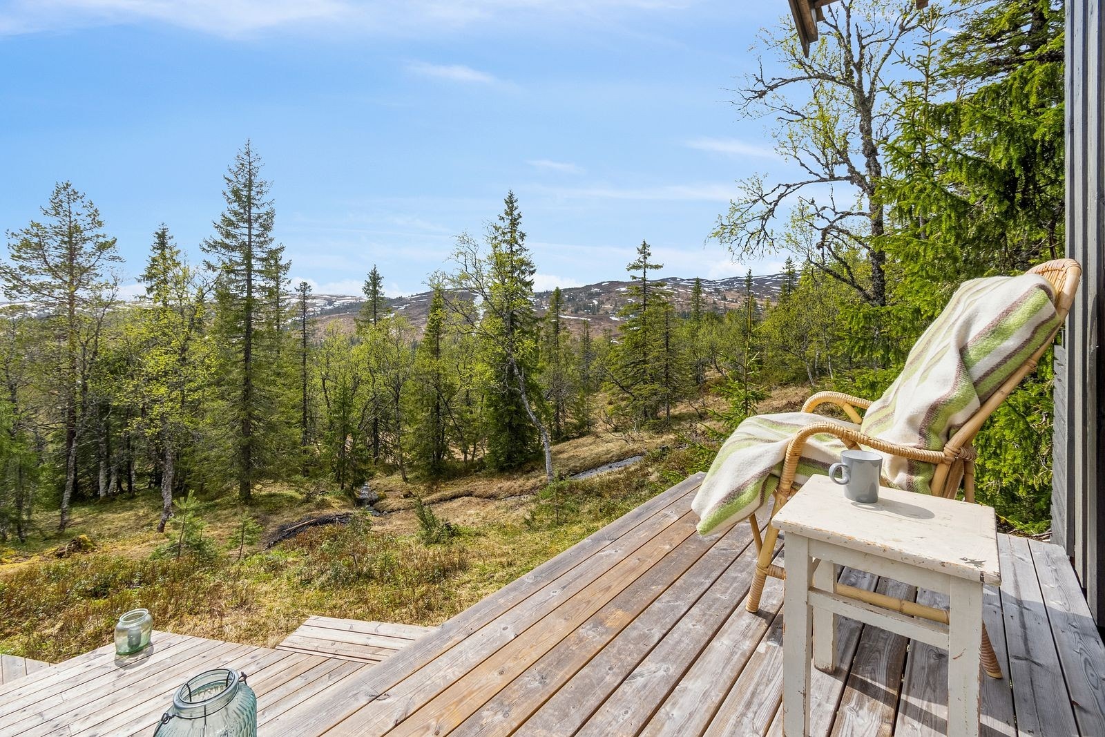 Sommer og utsikt Galleribilde