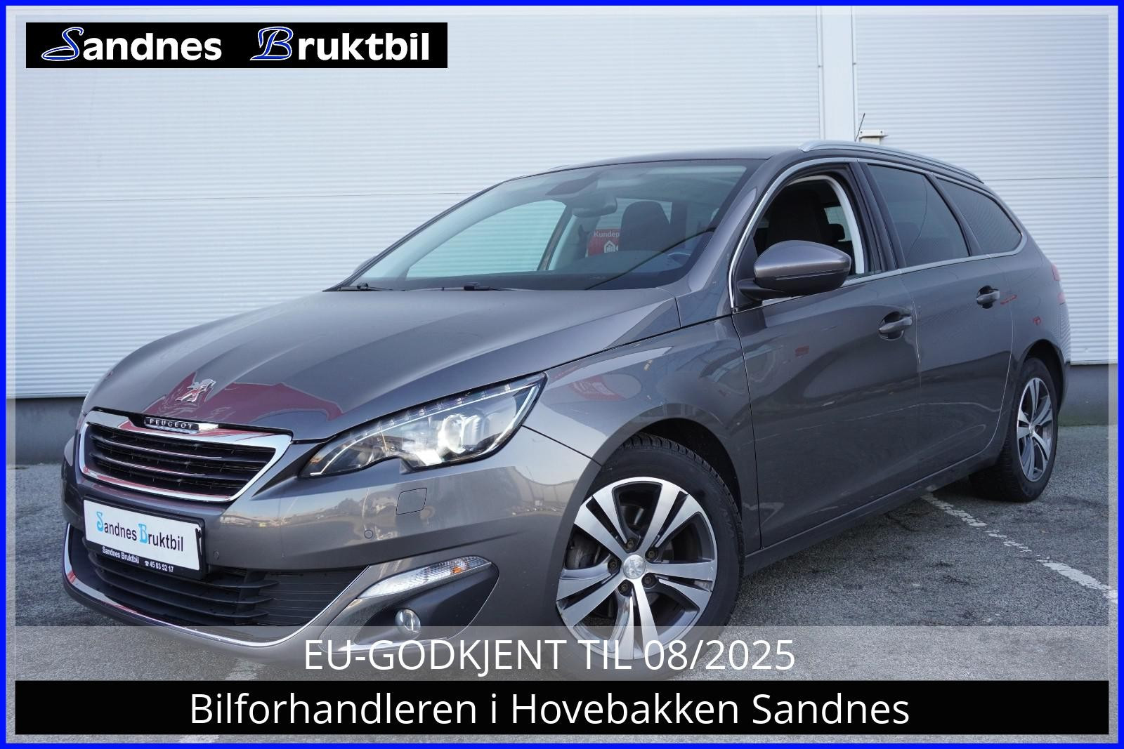 Peugeot 308 1,6HDI AUT ACC,PANO,NAVI,TLF,DAB+,KAMERA,LED,KEYLESS