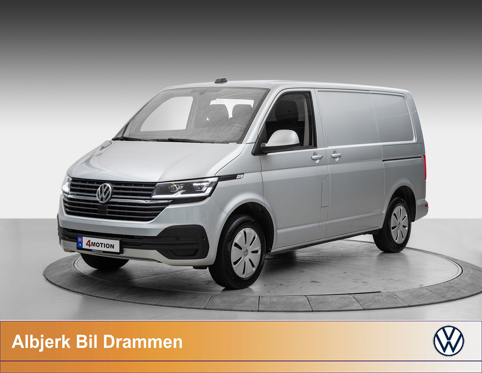 Volkswagen Transporter kort pluss 150hk 4x4 H-feste Webasto Led-lys Komf-vegg 3