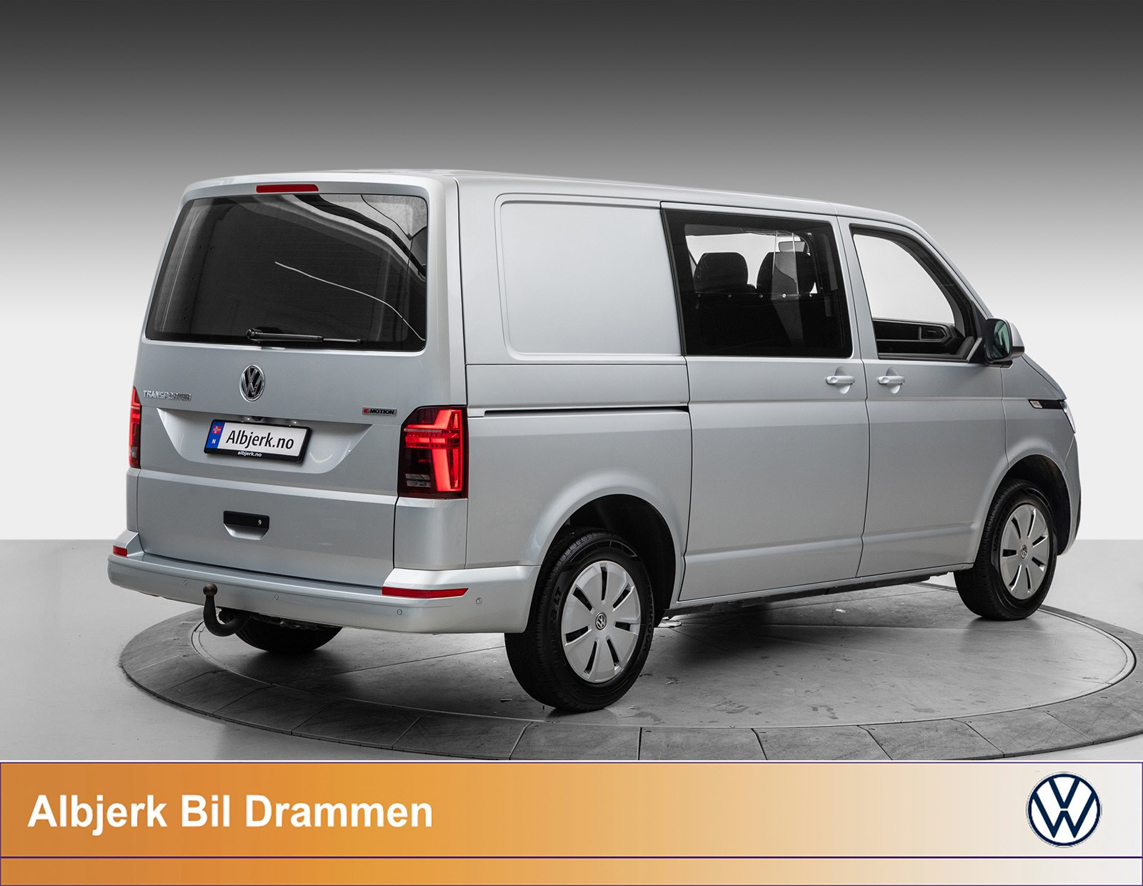 Volkswagen Transporter kort pluss 150hk 4x4 H-feste Webasto Led-lys Komf-vegg 2