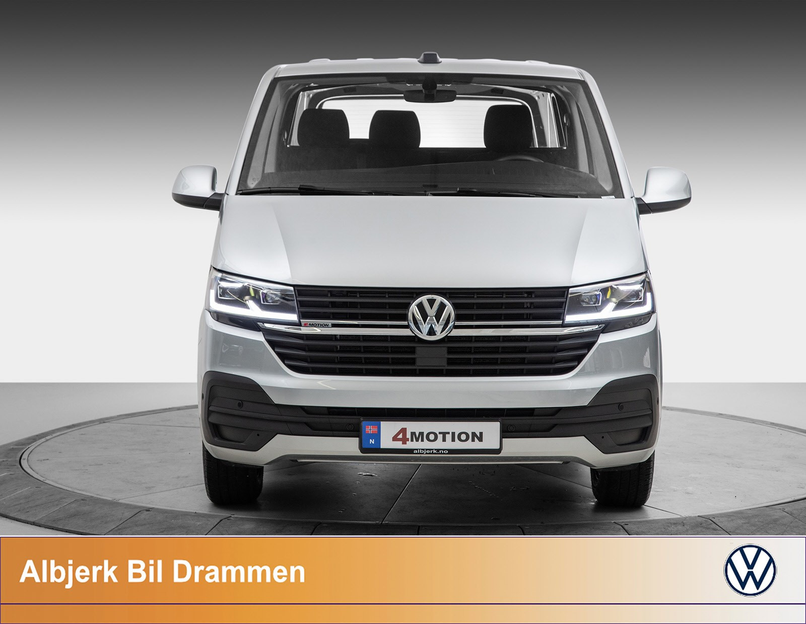 Volkswagen Transporter kort pluss 150hk 4x4 H-feste Webasto Led-lys Komf-vegg