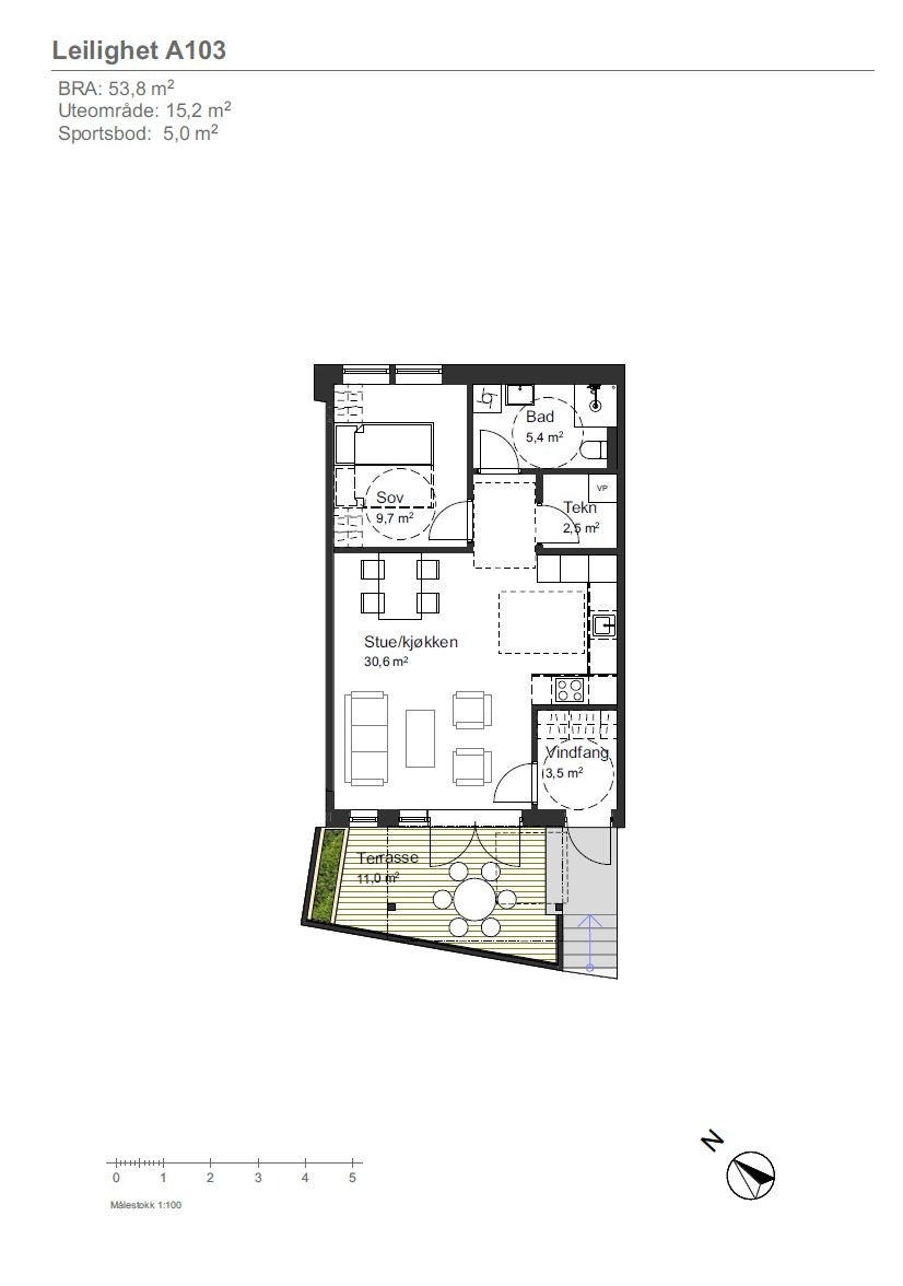 Plantegning - A103 Galleribilde