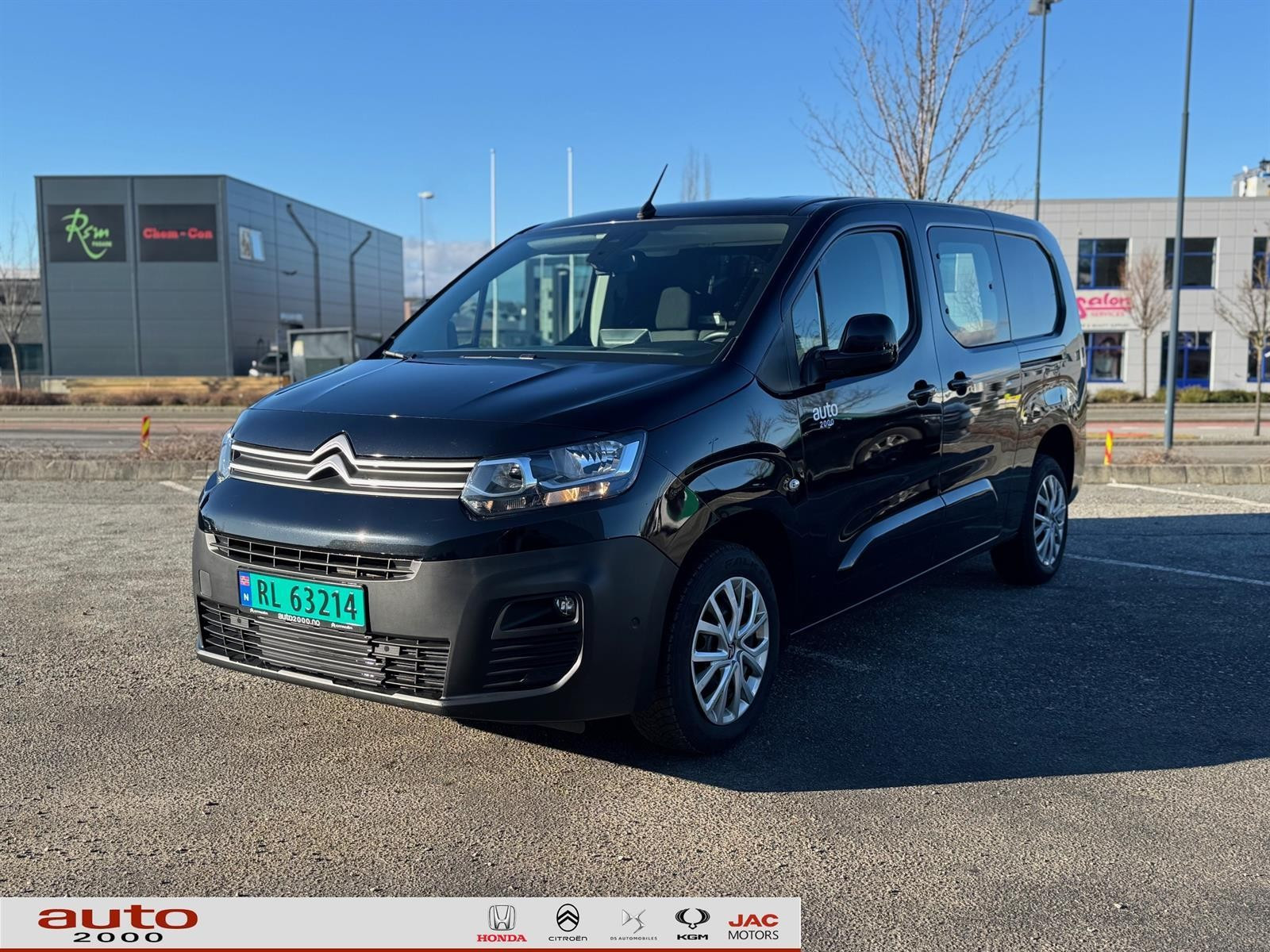 Citroen Berlingo 1.5 BlueHDi Proff L2 130hk AUT LANG UTGV,3 SETER,