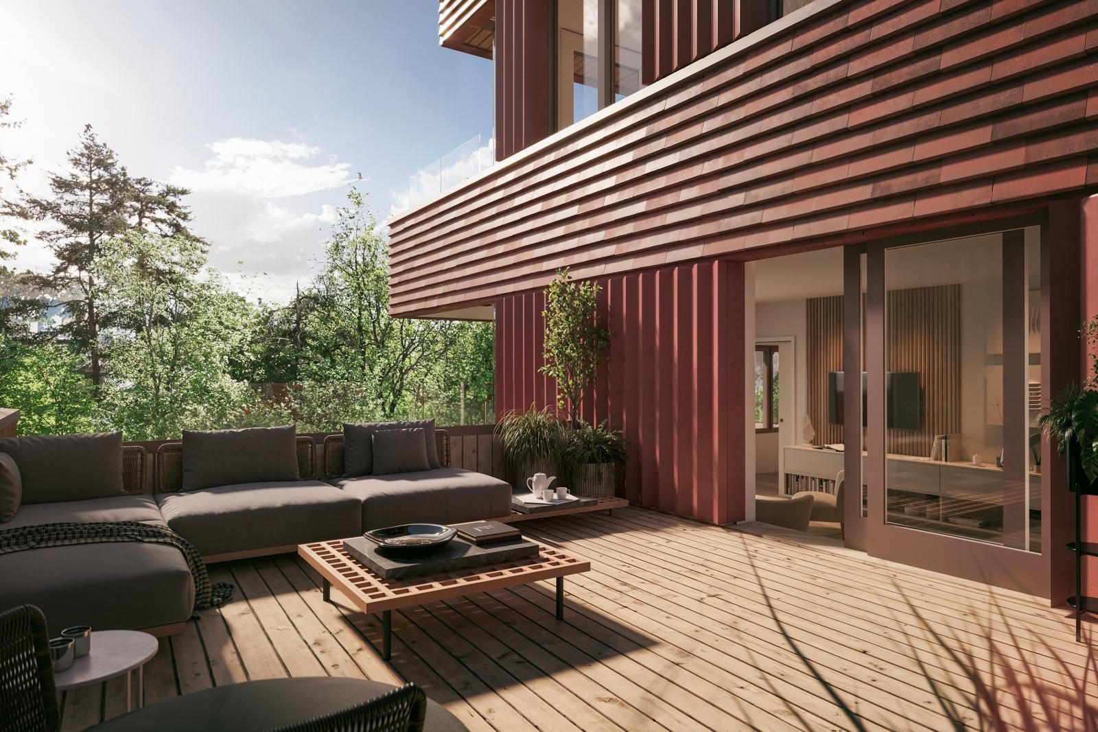 Illustrasjon av leilighet B401. Galleribilde