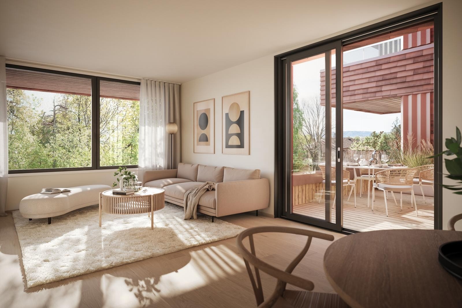 Illustrasjon av leilighet C204. Galleribilde