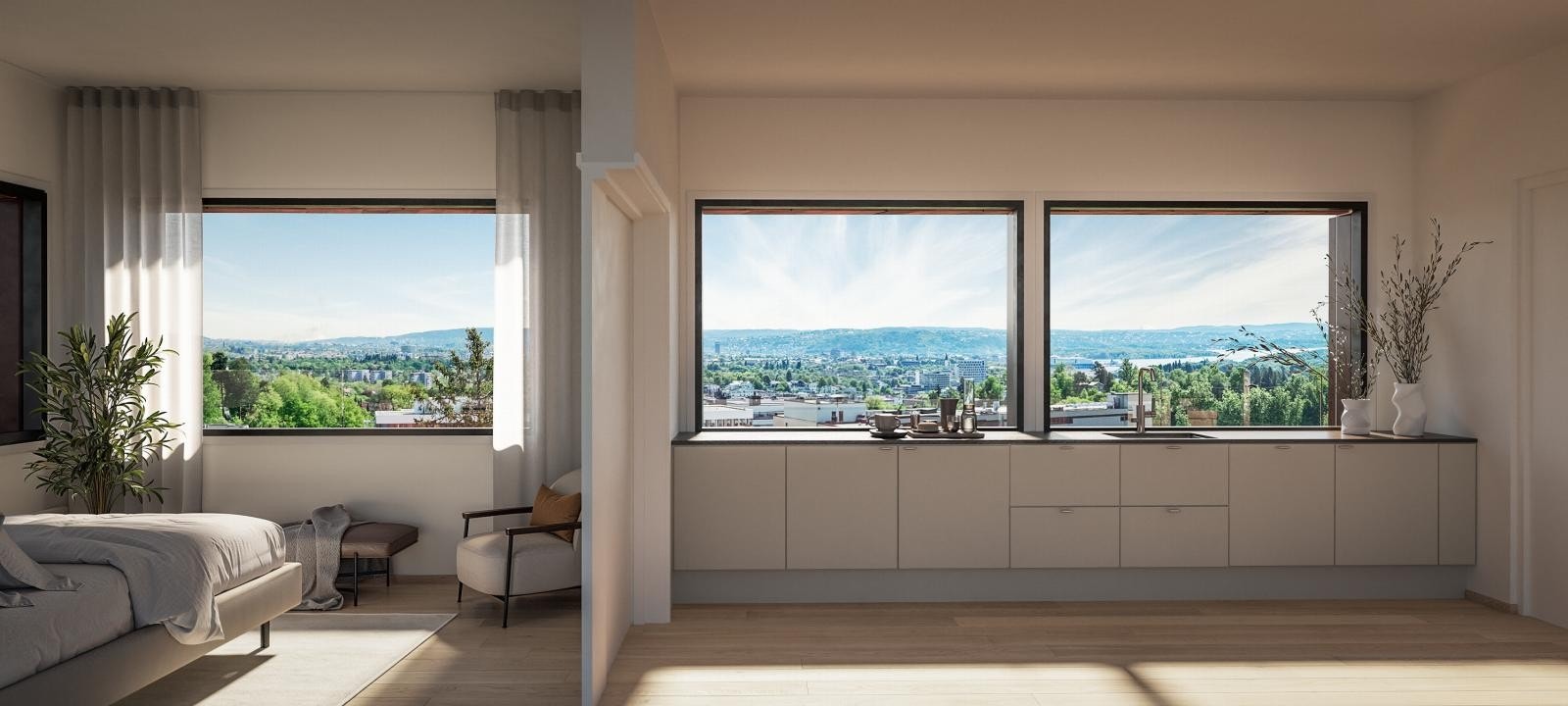 Omkranset av den flotte takterrassen, finner du Villa Silur sitt eget «hotellrom», komplett med soveværelse, bad ogtilgang til anretningskjøkkenet, felles med takterrassen. Galleribilde