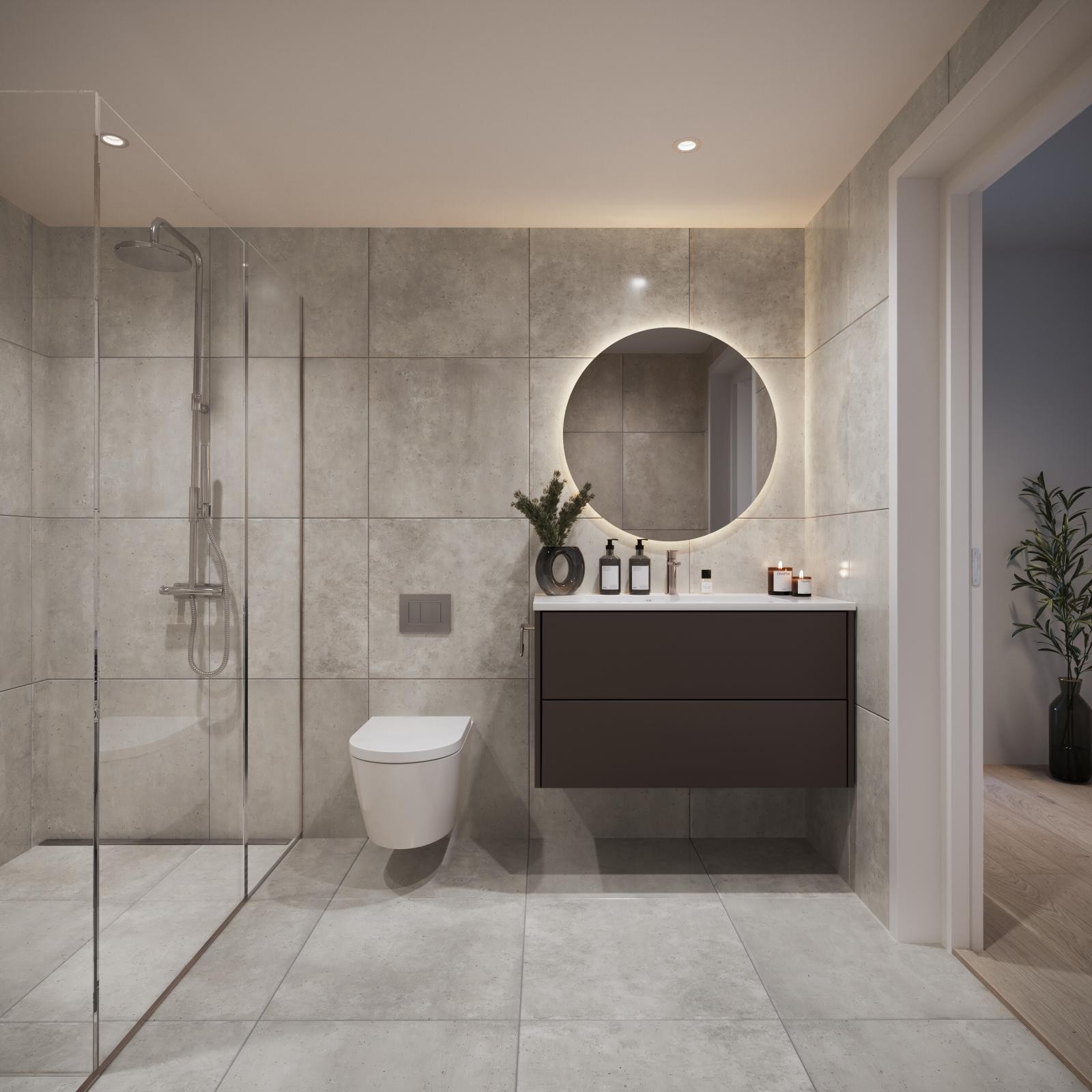 Badet er et stadig viktigere fristed. Badene blir romslige, klassiske og moderne. Galleribilde