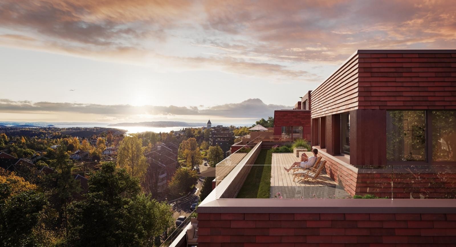 Velkommen til Villa Silur - 53 leiligheter med fantastisk plassering og utsikt i Ullernåsen! Galleribilde