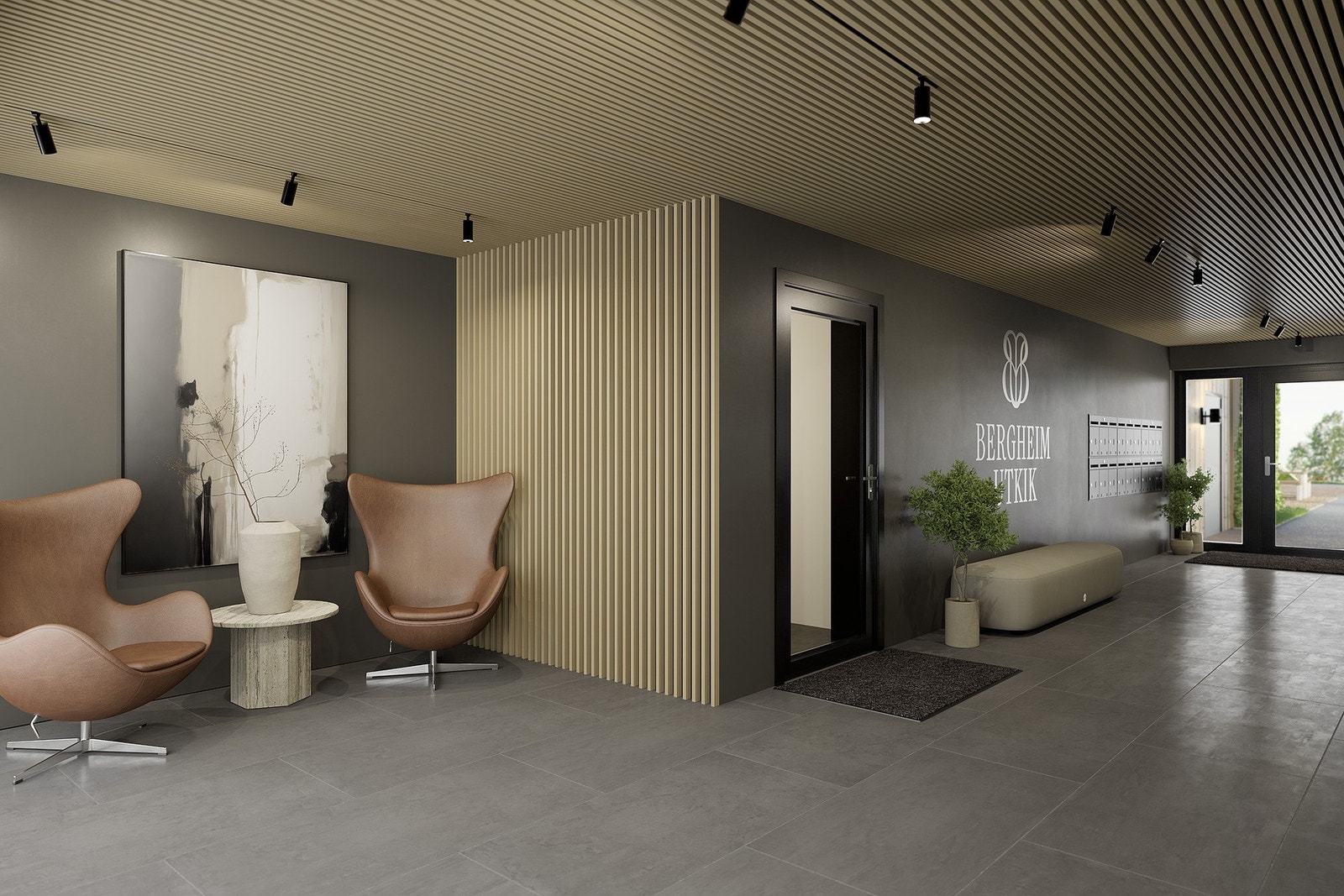 I Bergheim Utkik vil det bli lagt vekt på gode og moderne kvaliteter slike at du kan ha en så enkel og praktisk hverdag som mulig. Illustrasjonsbilde Galleribilde