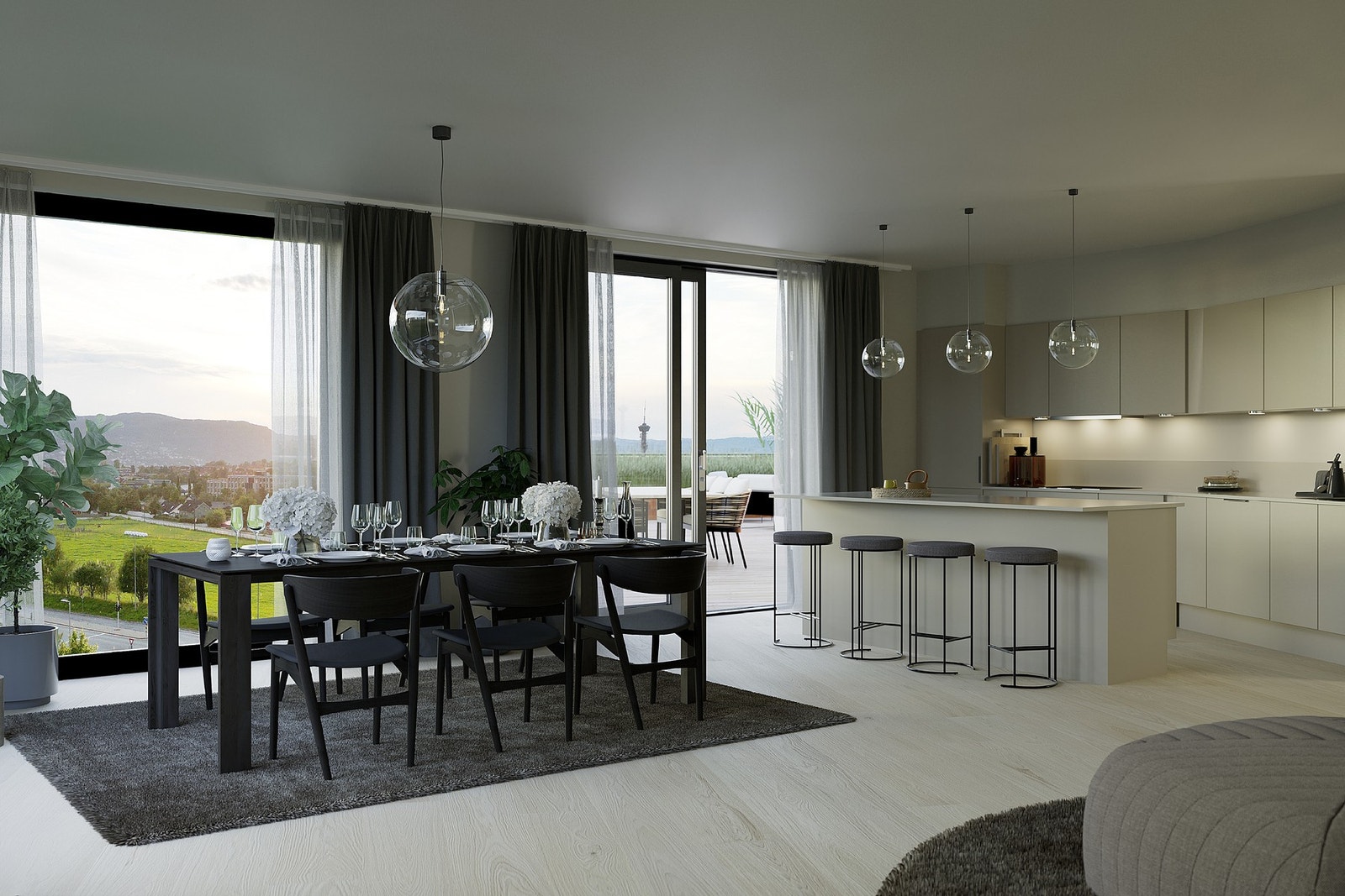 Kvalitetskjøkken fra Svane kjøkkenet. Illustrasjonsbilde Galleribilde