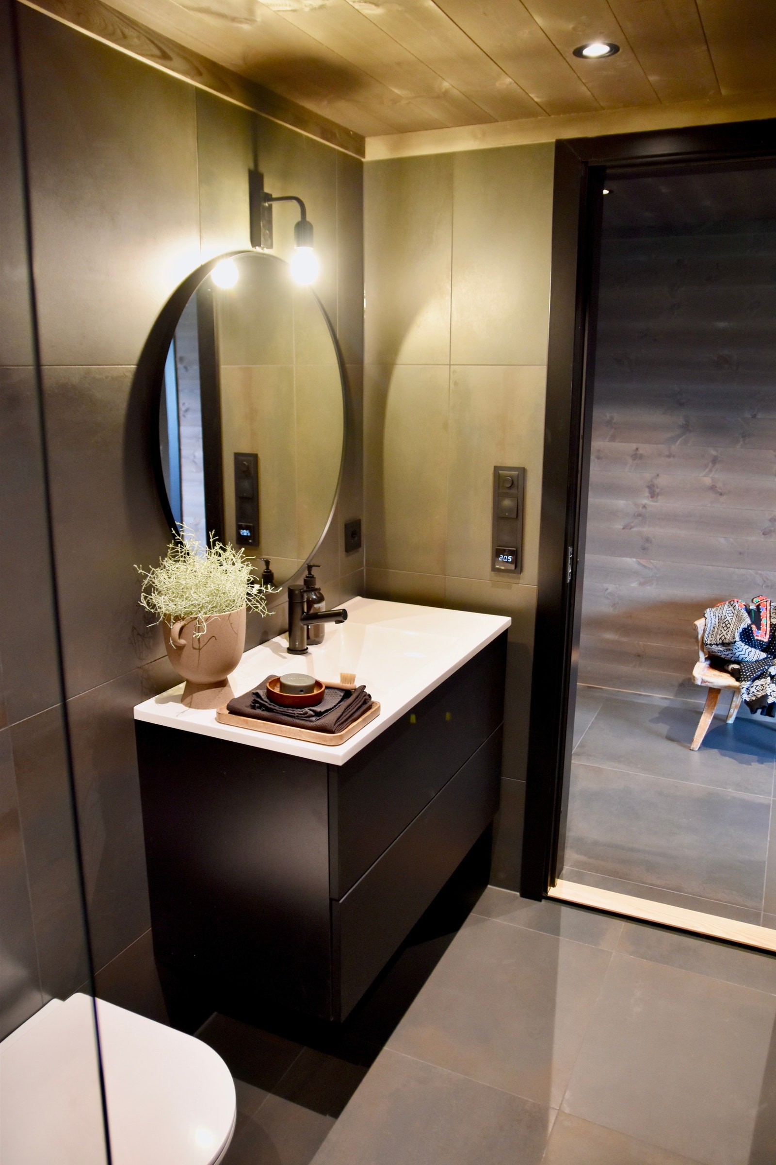 Bad, Bilde fra tilsvarende hytte Galleribilde