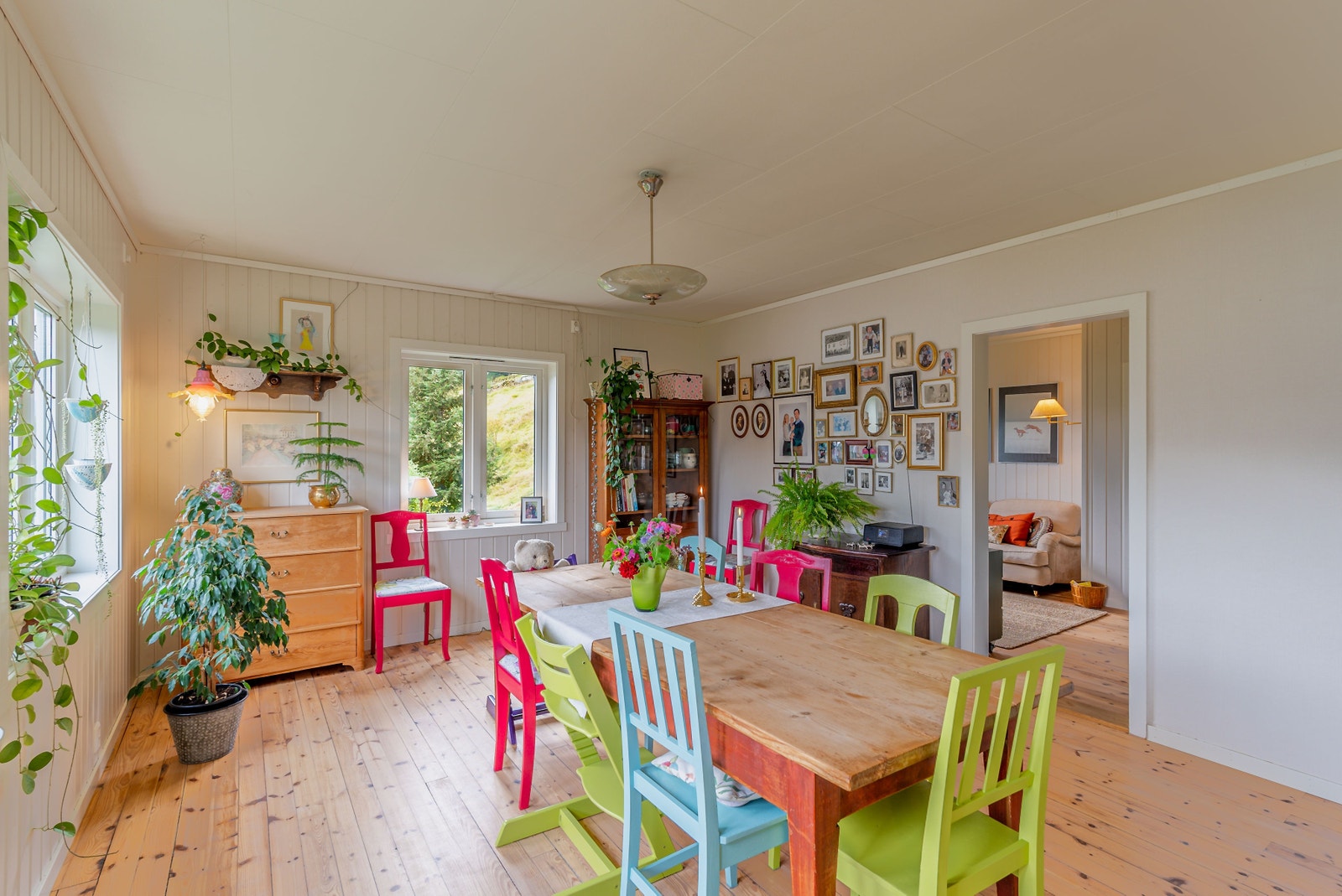 Det mest allsidig brukte rommet i huset, her er det godt å vere Galleribilde