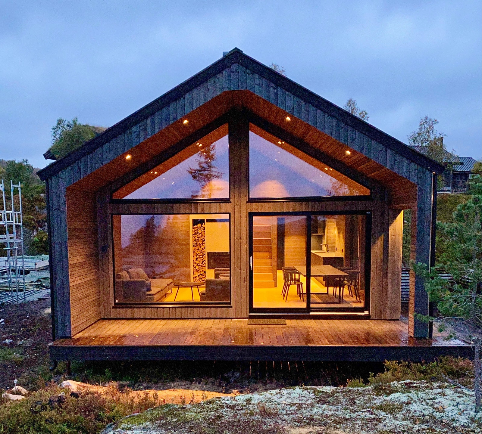 Bilde fra tilsvarende hytte Galleribilde