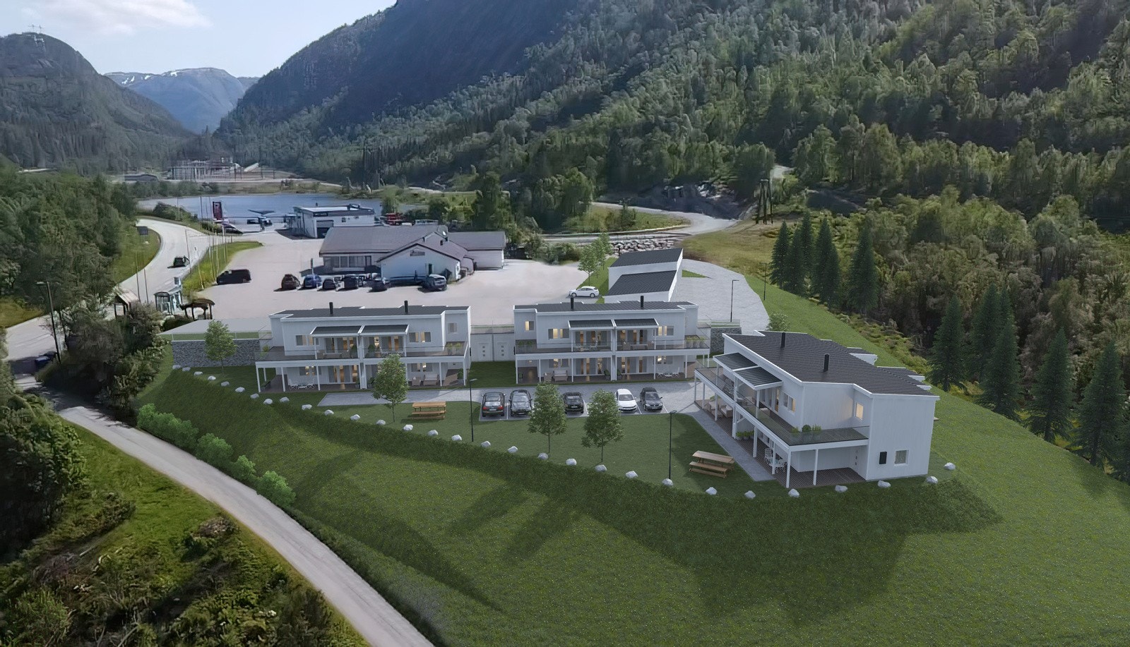 Haugsvær Panorama ligger fint til langs E39, like ved Joker Haugsvær Galleribilde