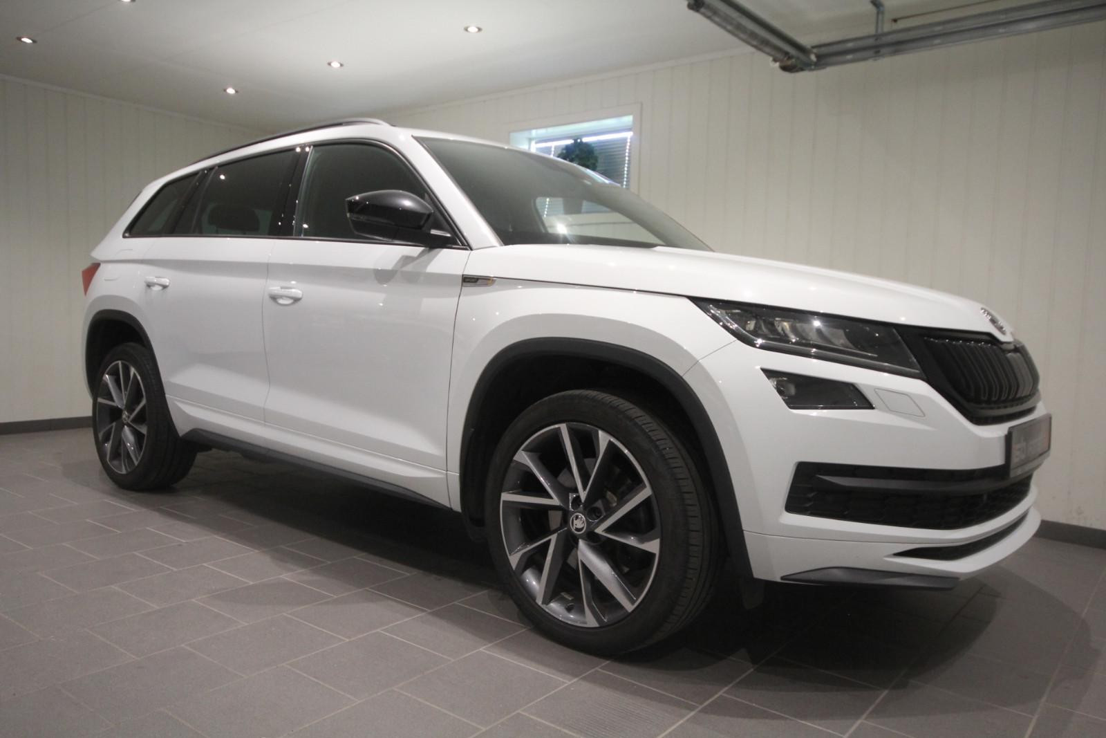 Skoda Kodiaq 190HK 4x4 DSG SPORTLINE 20" WEBASTO KROK ACC NORSK++