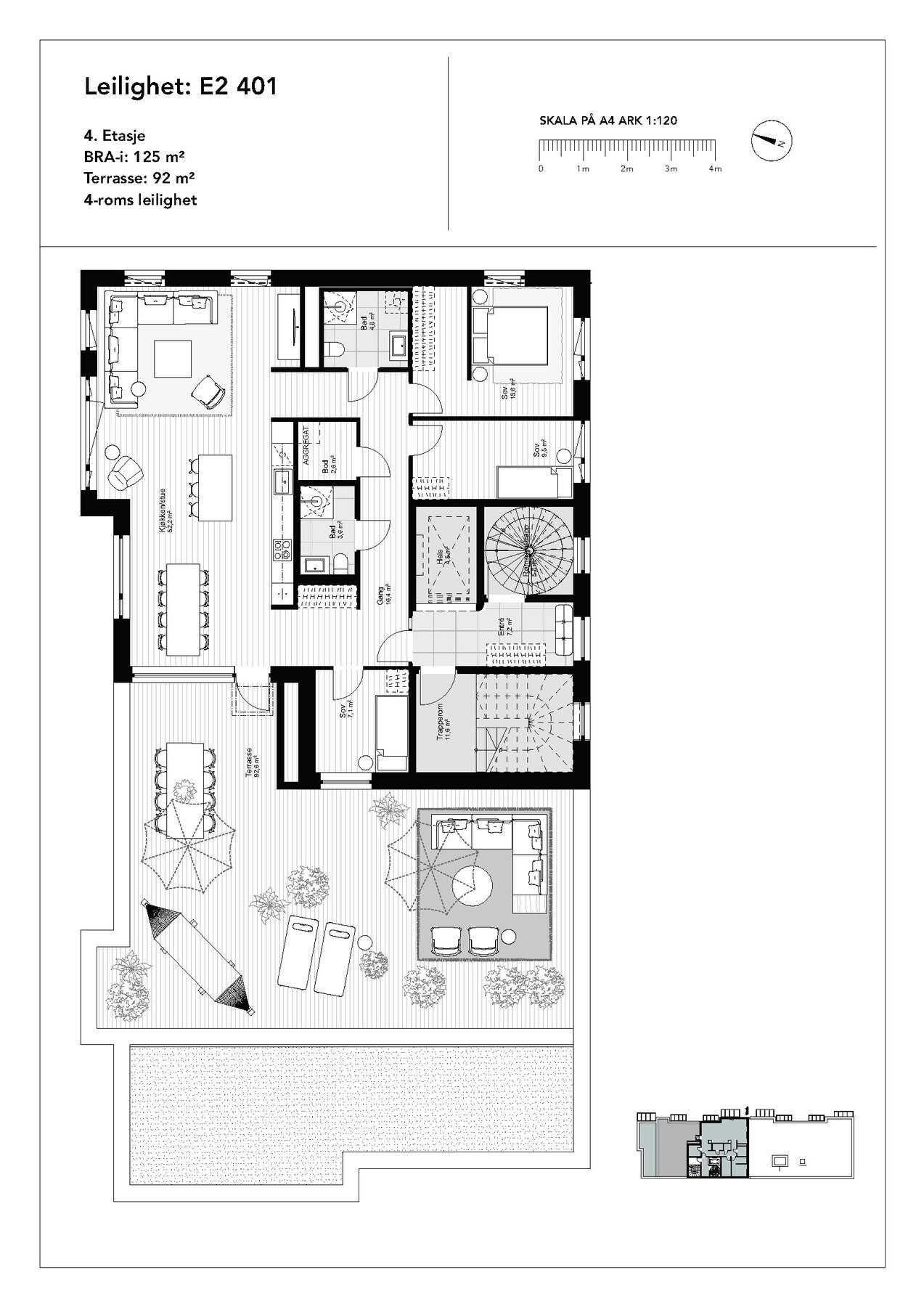 Planskisse Galleribilde