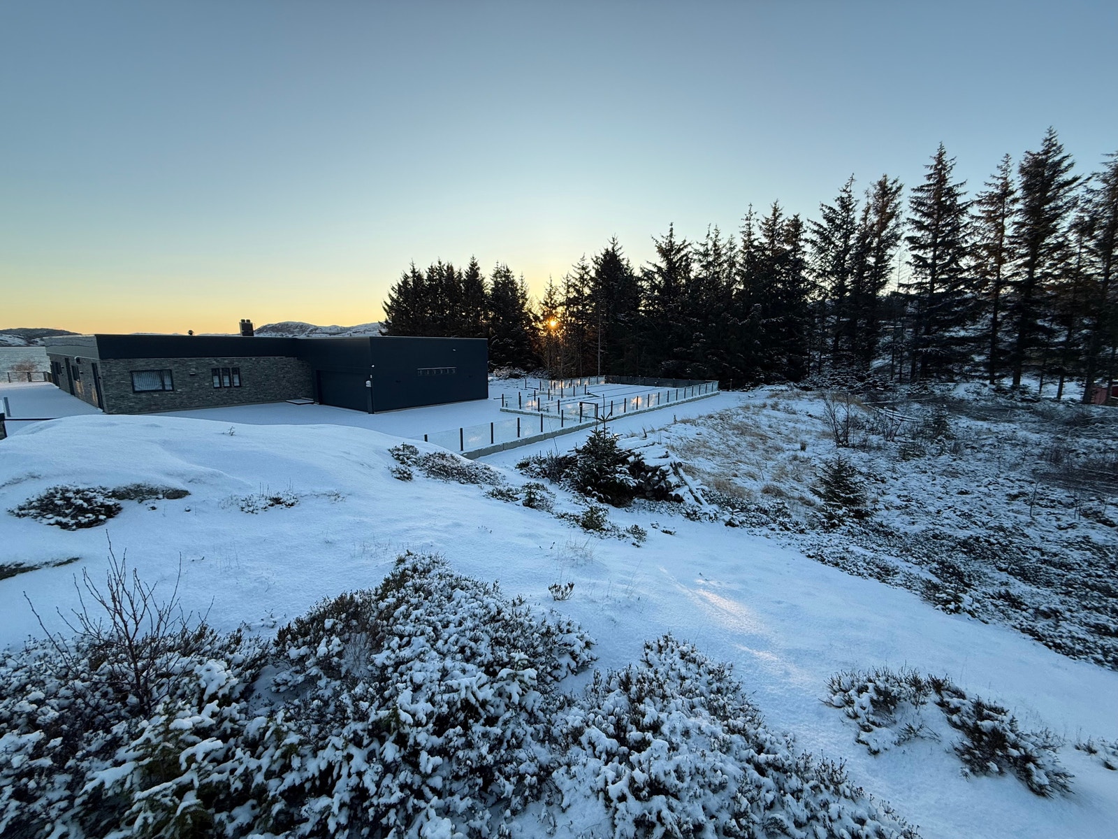 Hus tomt Galleribilde