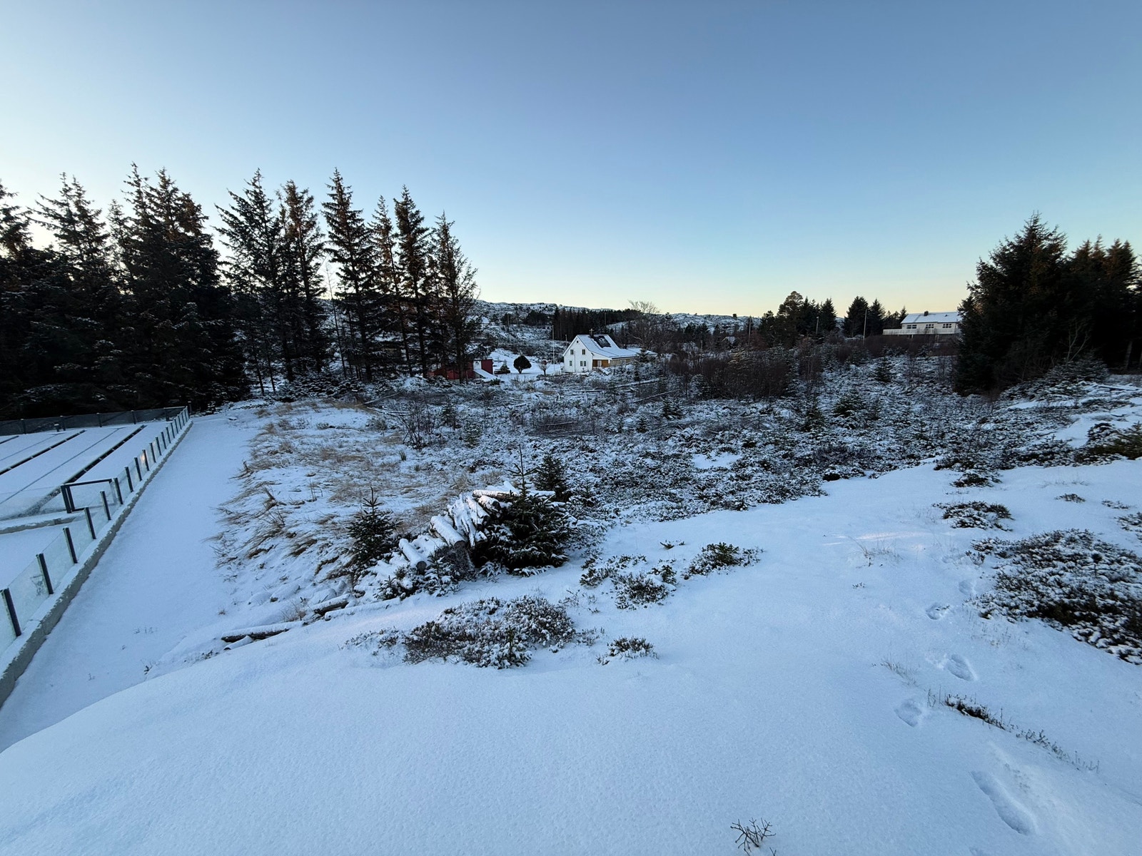 Hus tomt Galleribilde