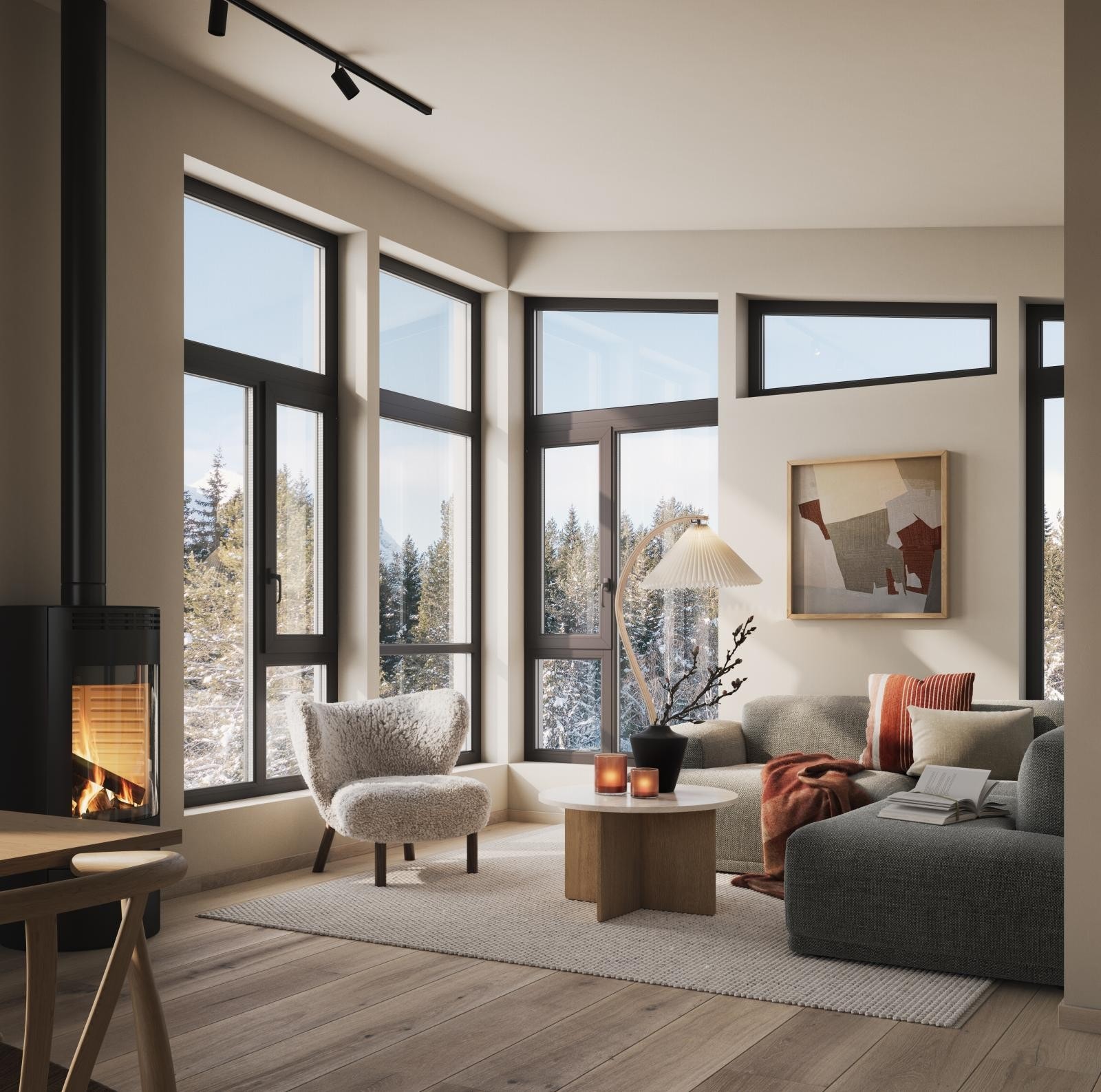 Illustrasjonsfoto stue Galleribilde