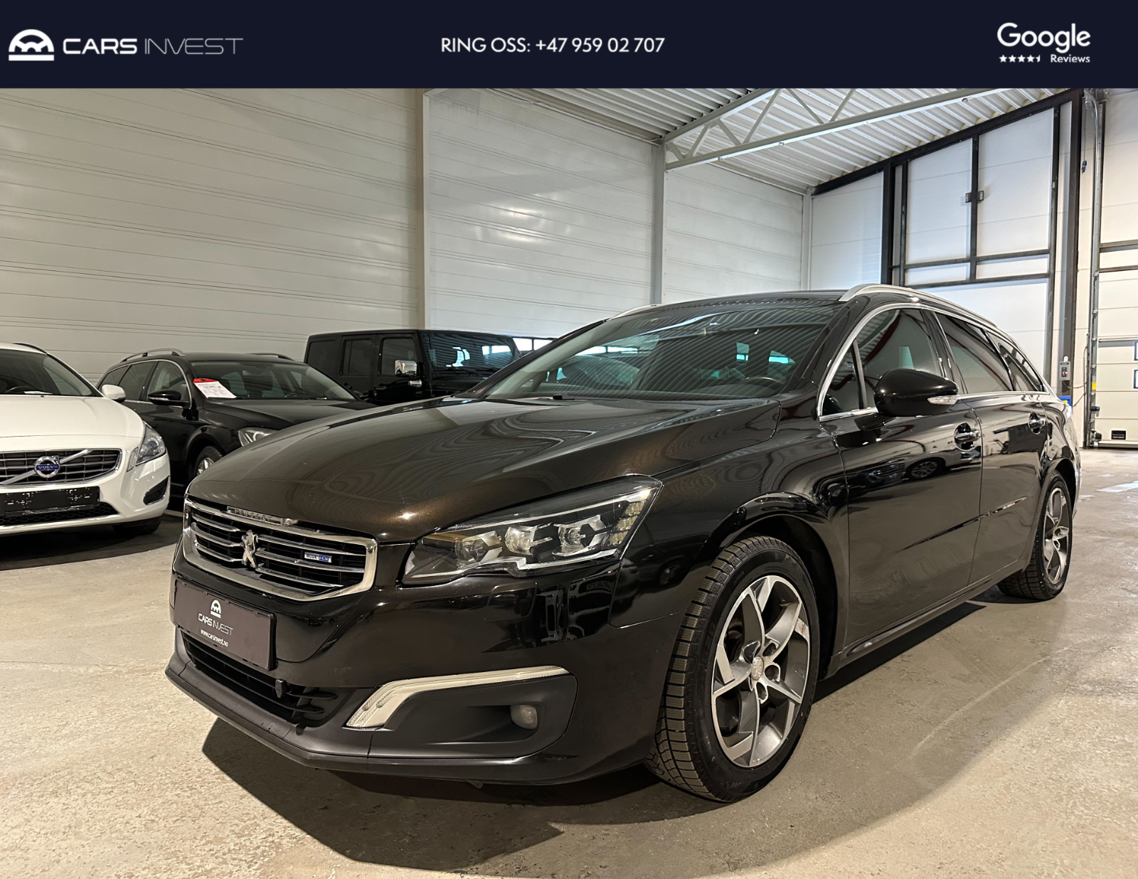 Peugeot 508 181hk 2.0 Aut Skinn|Krok|Ryggekamera|Navi|Panoramtak