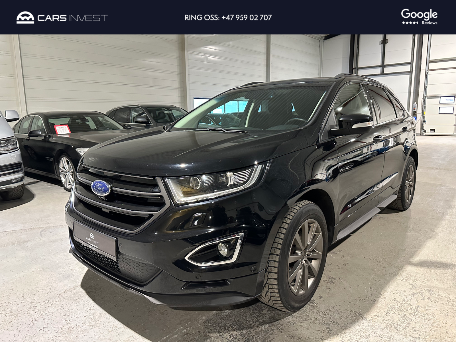 Ford Edge 210hk AWD Skinn|Krok|Navi|Acc|Webasto|Fri frakt !