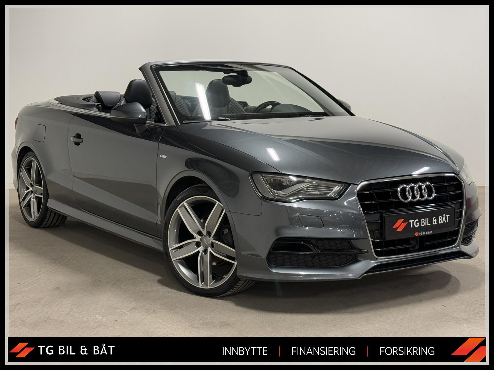 Audi A3 Cab 1.4TFSi 140HK S-Tronic - S-LINE/ACC/NAVI/B&O/KROK++