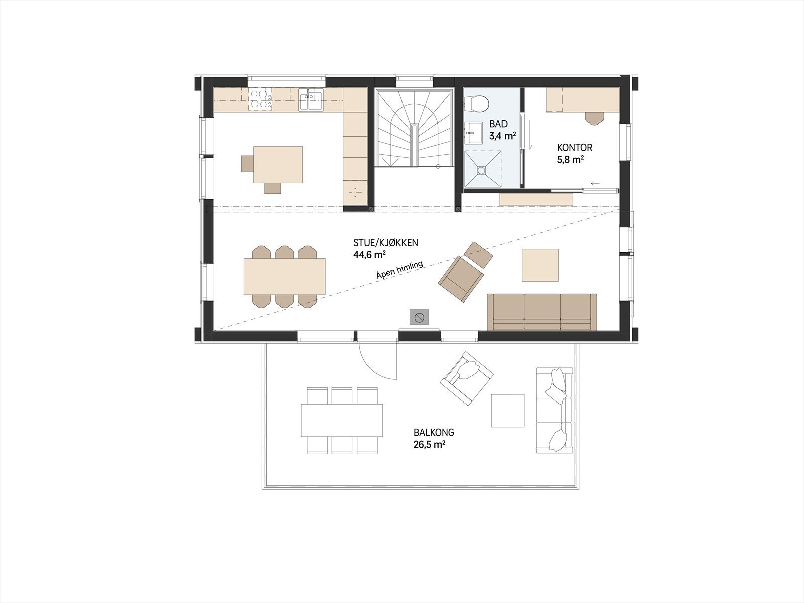 Plantegninger Tinde-2etg.jpg Galleribilde