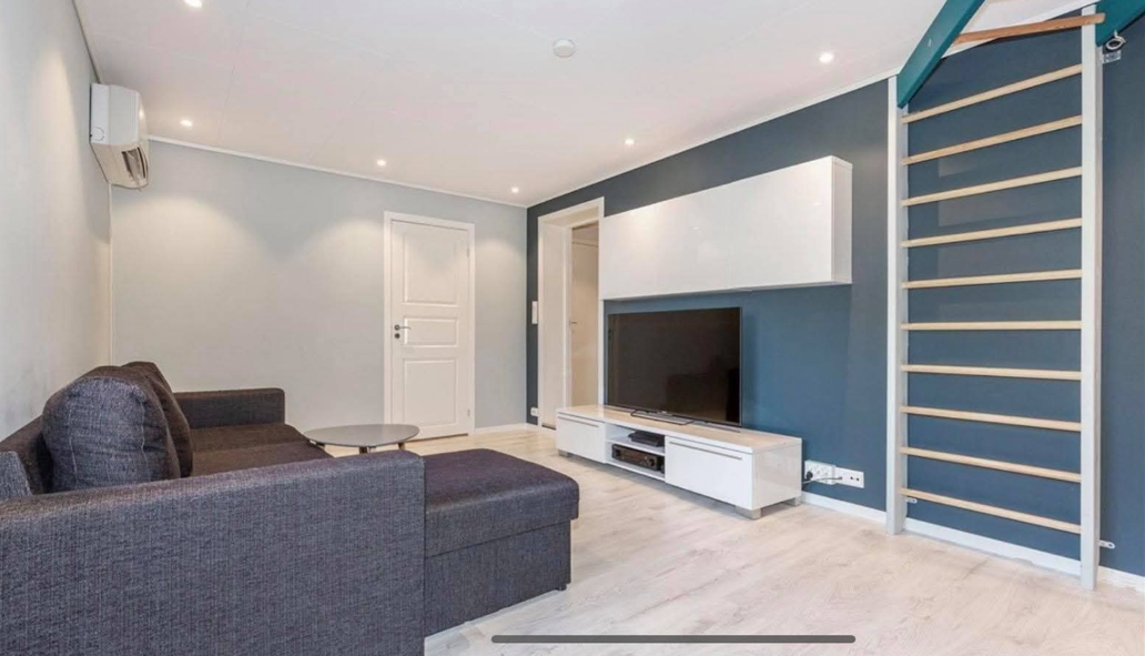 Stue m varmepumpe, underetasje Galleribilde