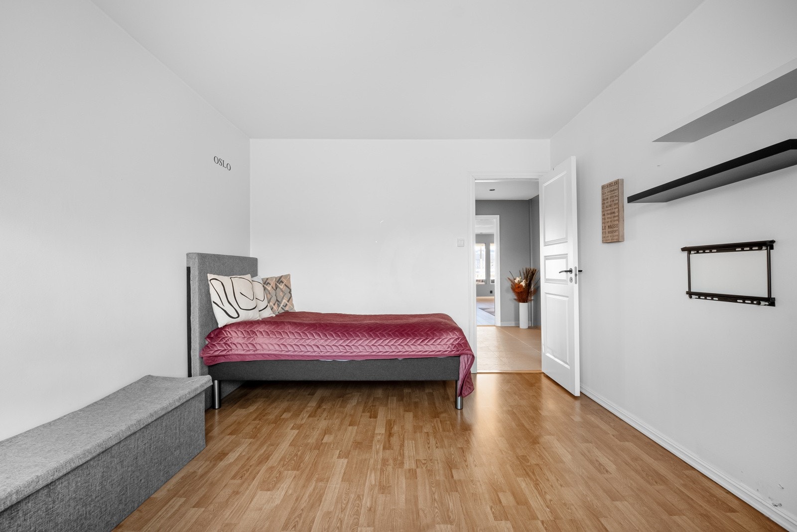 Alle rom har plass til dobbeltseng. Galleribilde