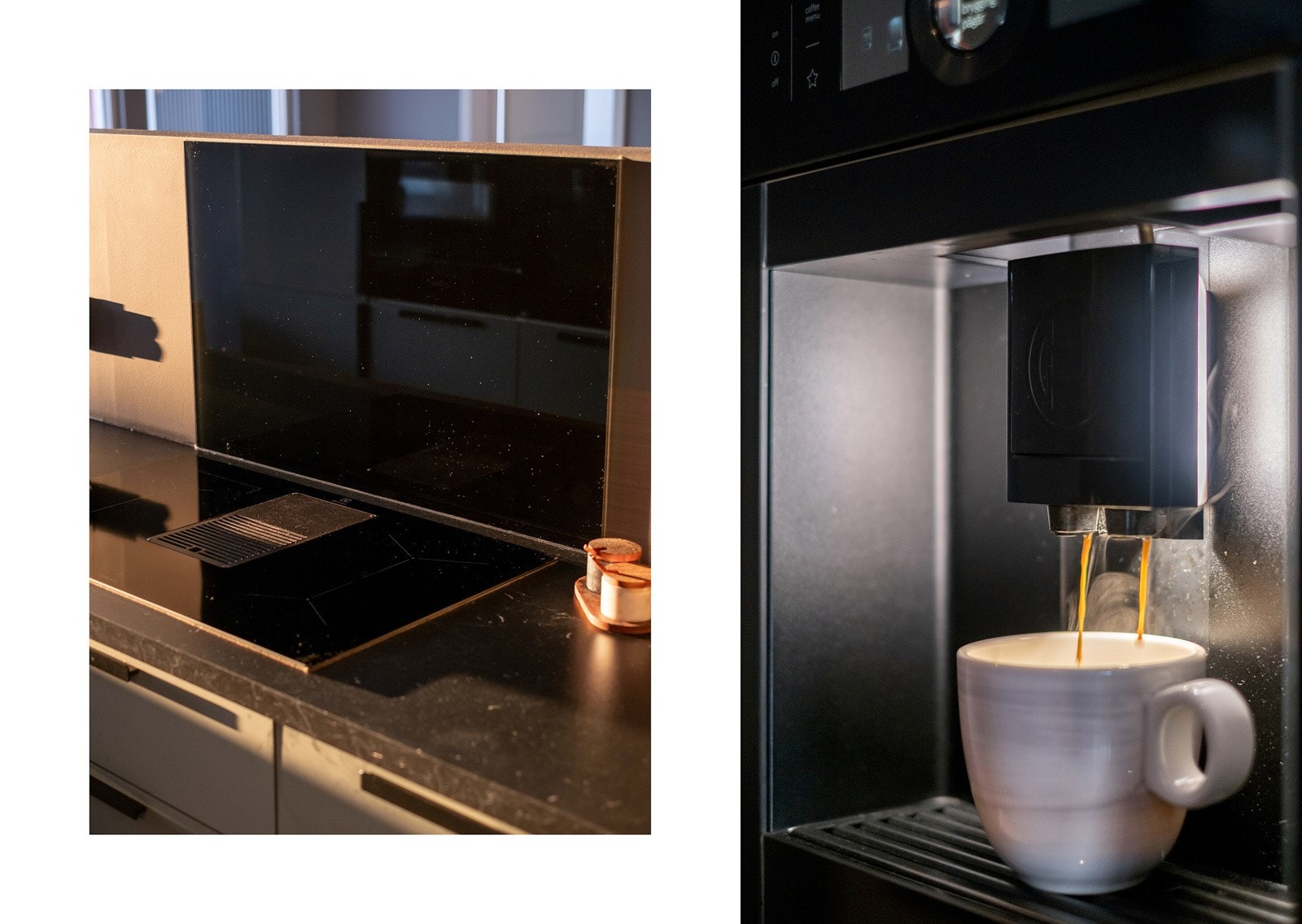 Her er det kaffemaskin i innredningen og benkeventilator i platetopp. Galleribilde