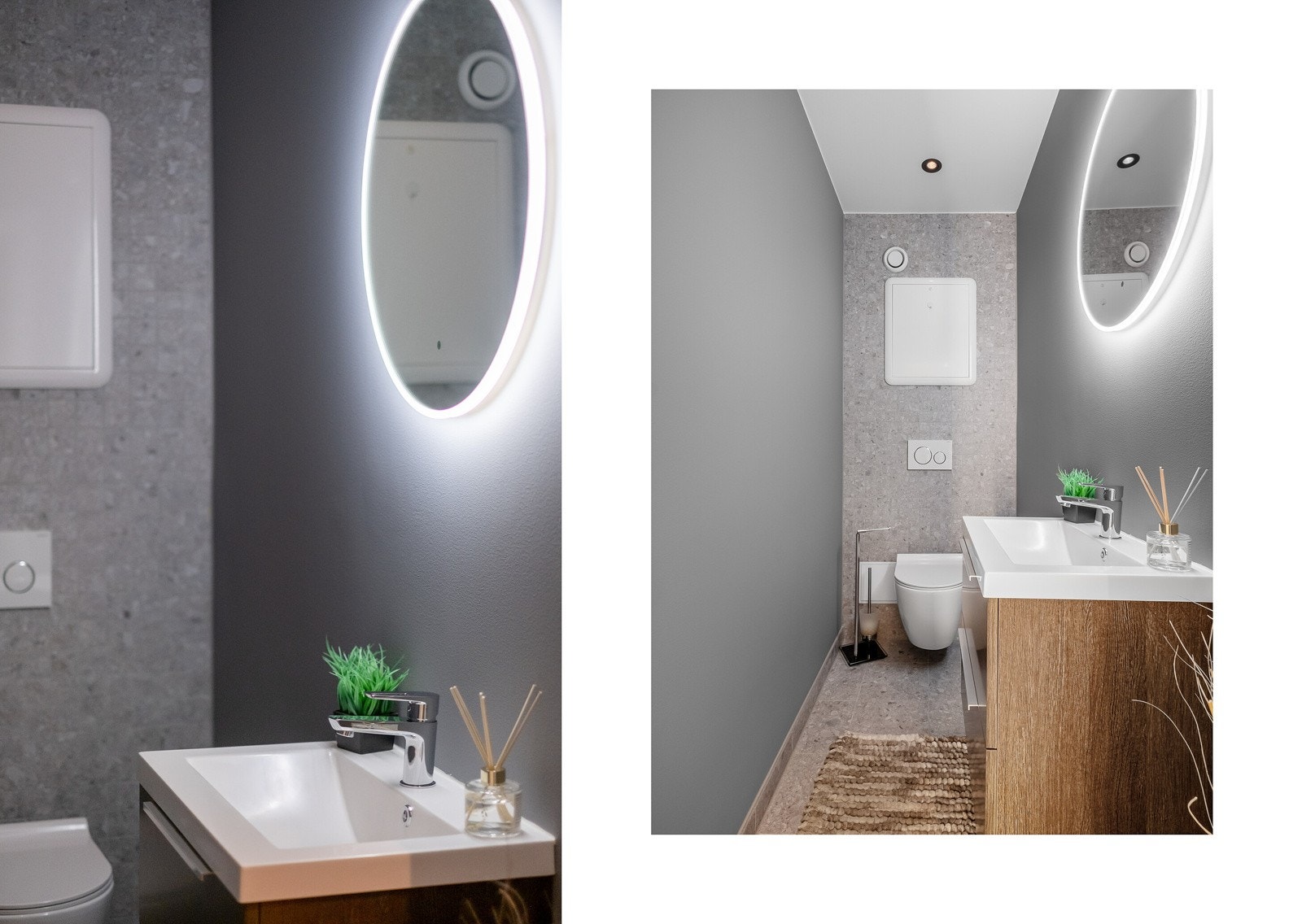 Separat, lekkert toalettrom også oppusset i 2019. Galleribilde