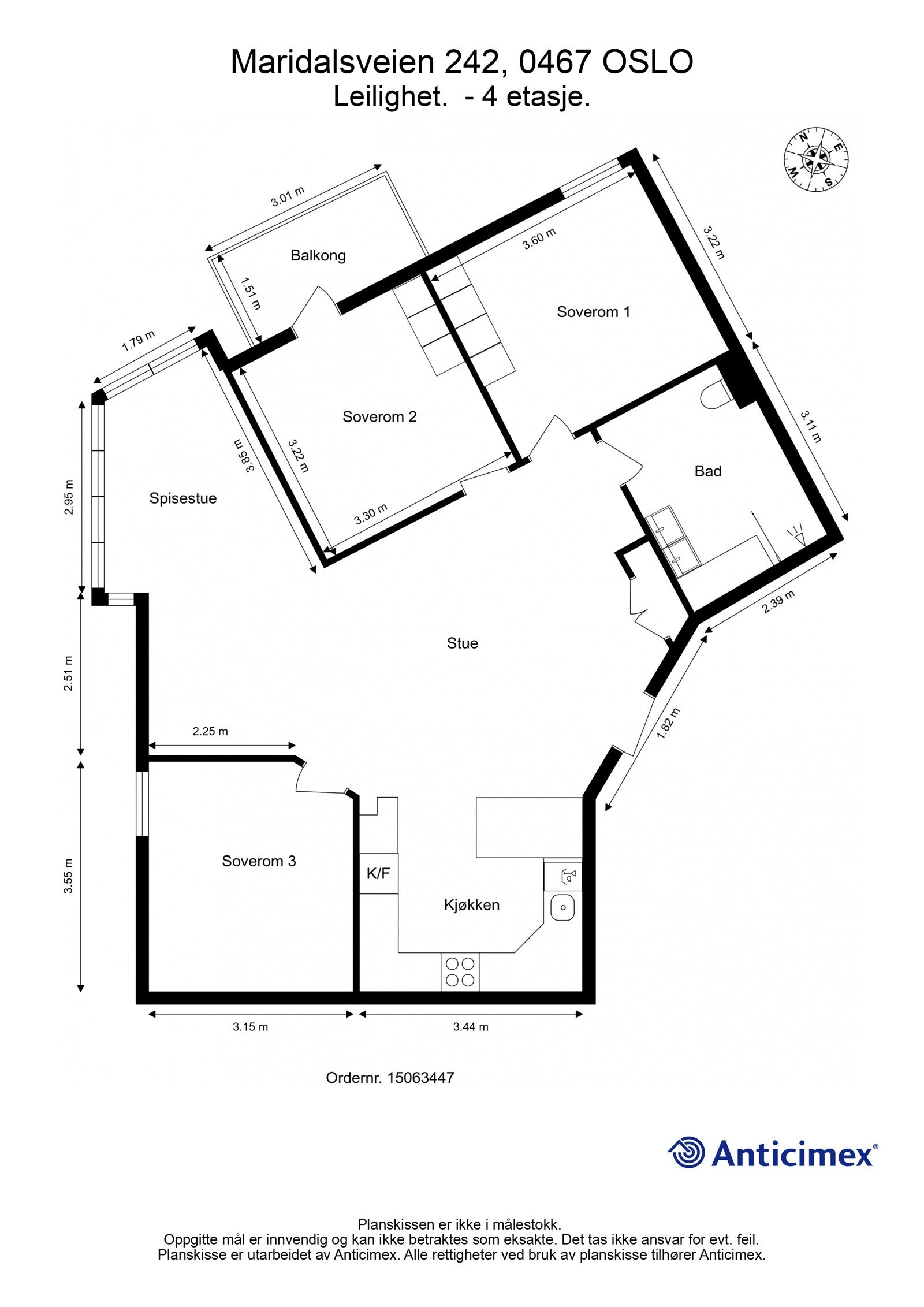 Dagens planløsning. Galleribilde