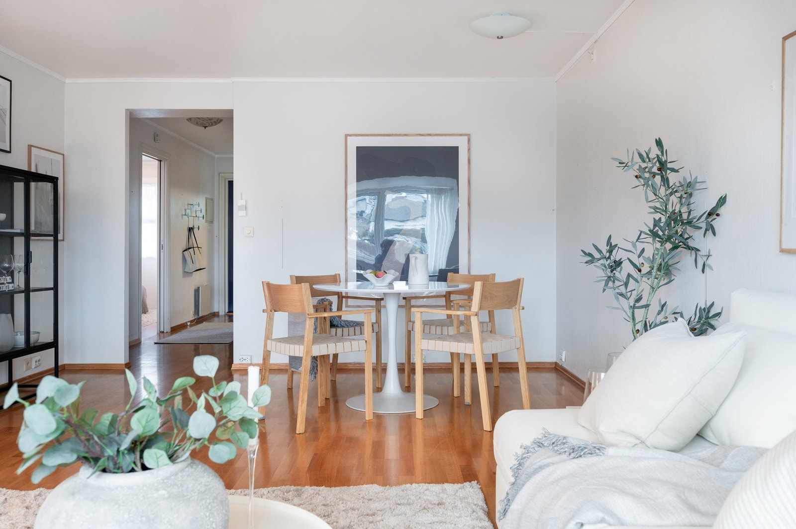 Leilighetens planløsningen gir gode møbleringsmuligheter. Galleribilde