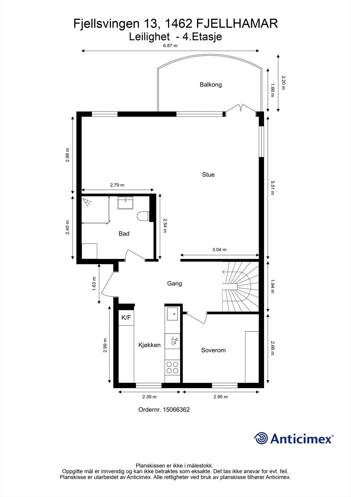 Plantegning 4.etg Galleribilde