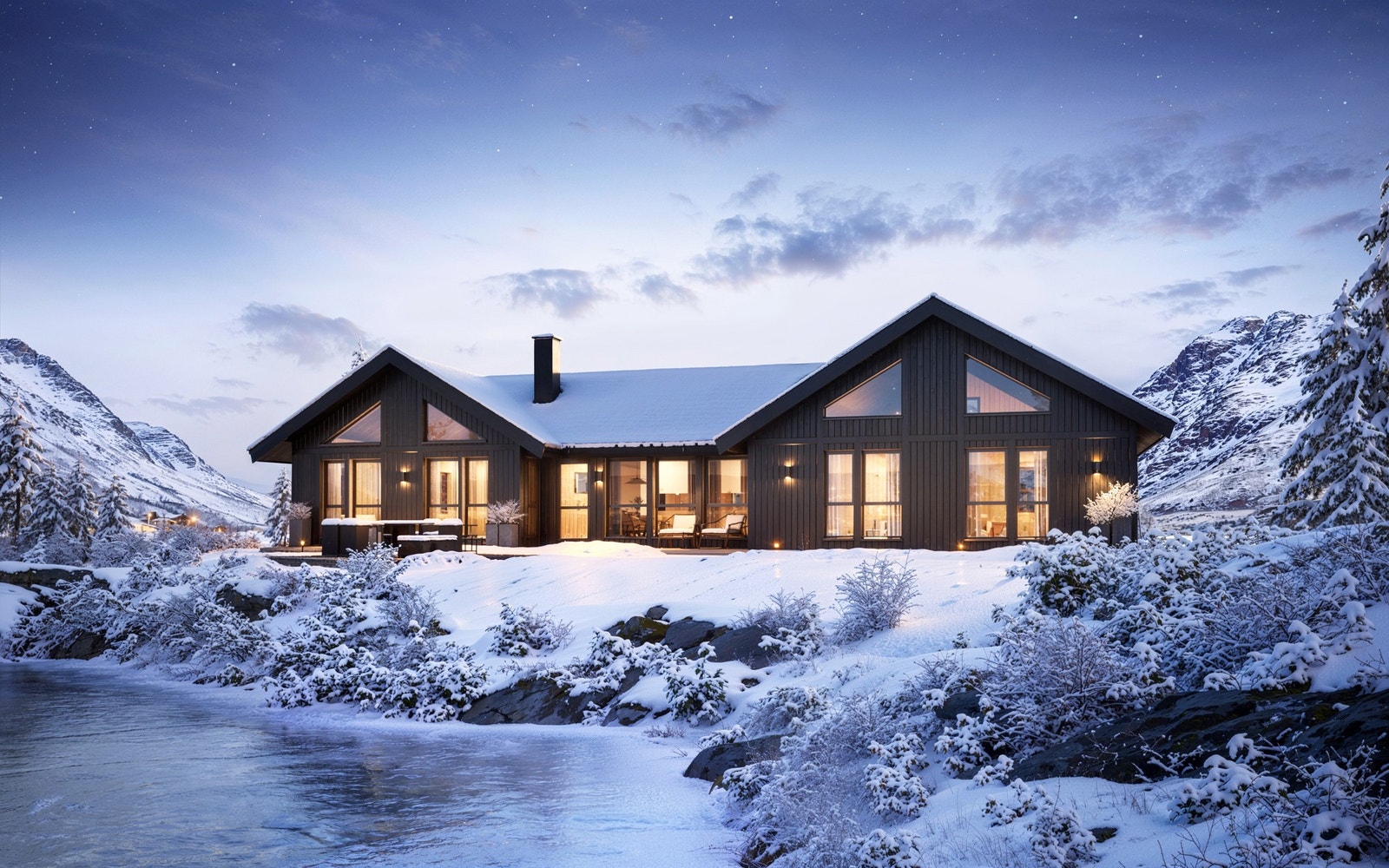 Blåne H-Hytte Galleribilde