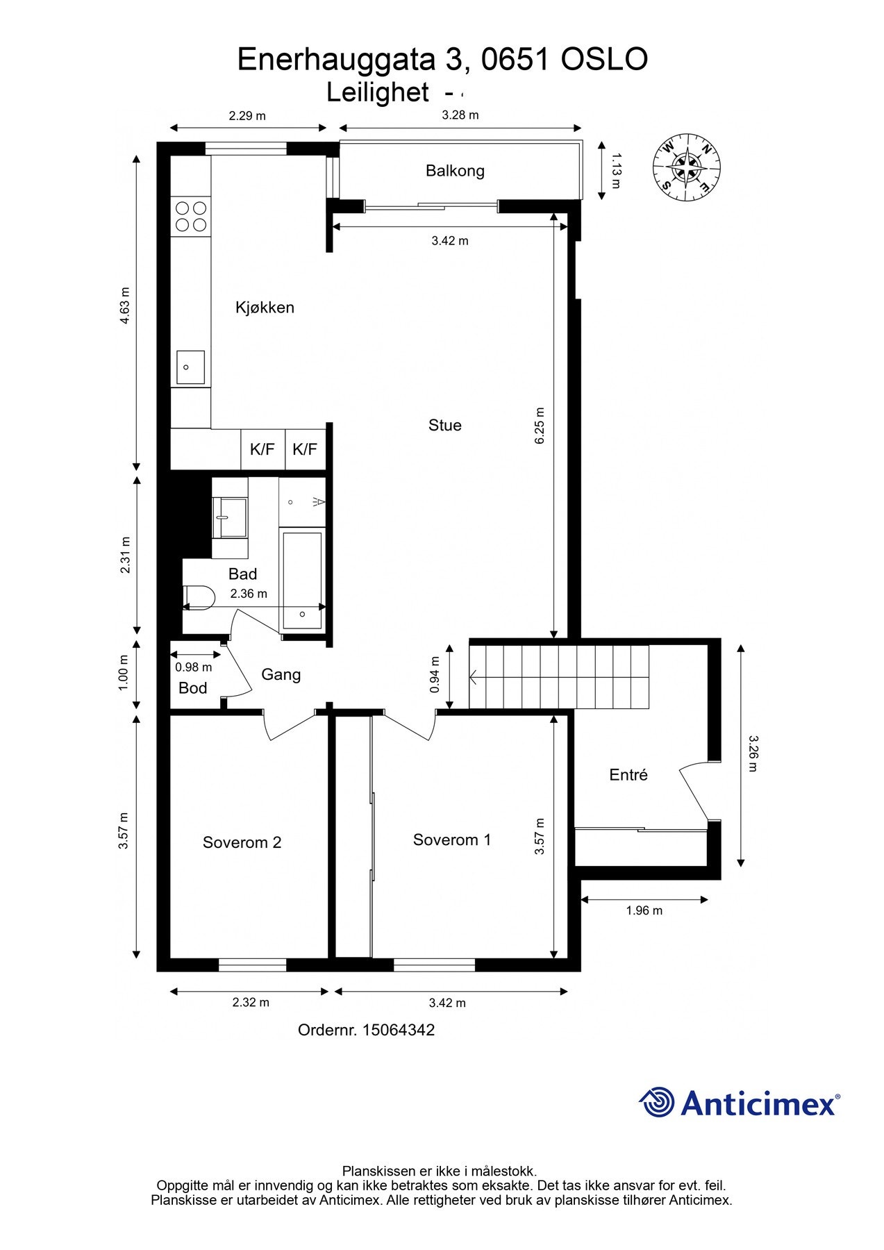 Dagens planløsning. Galleribilde