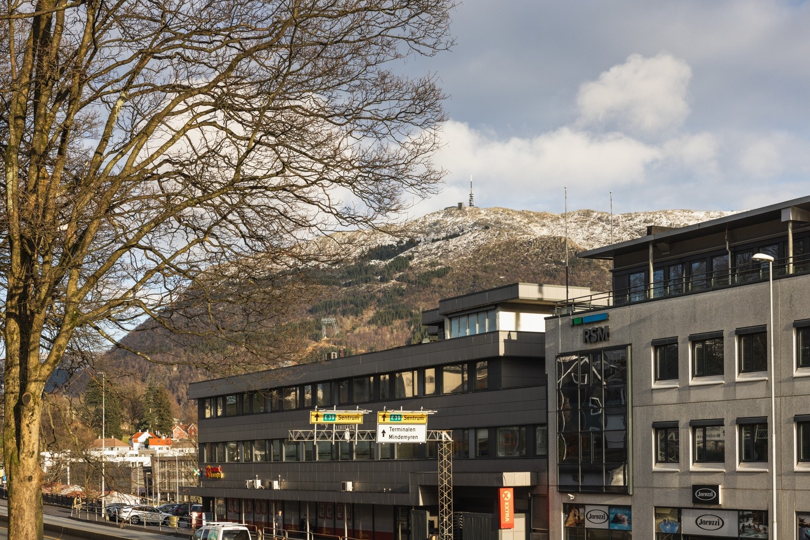 Her kan du nyte morgenkaffen med utsikt mot Ulriken. Galleribilde