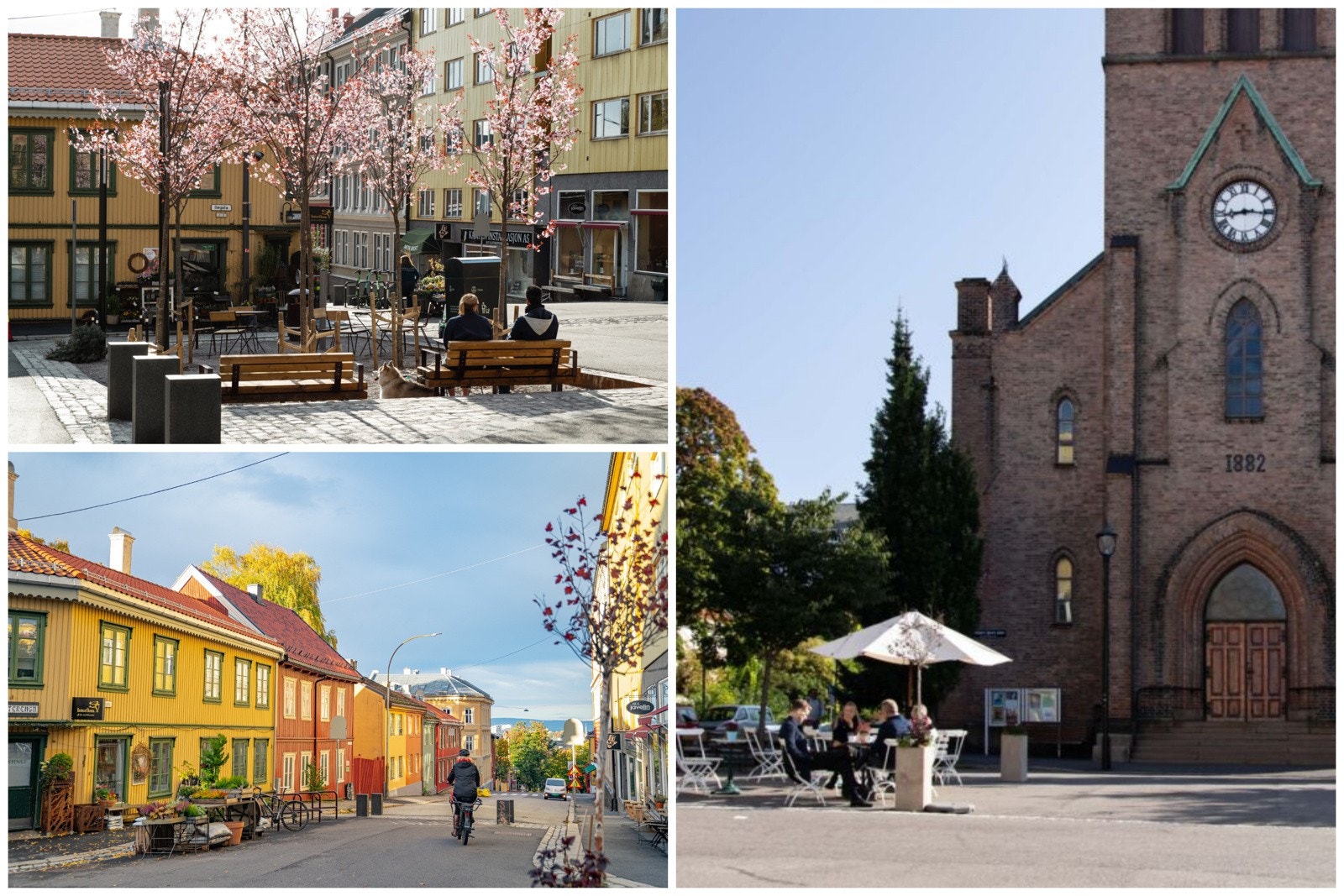 Kampen er heller ikke langt unna. Historiske gater og skikkelig hyggelig atmosfære for å spise kardemommeboller fra Farin, på Thorbjørn Egners plass. Galleribilde