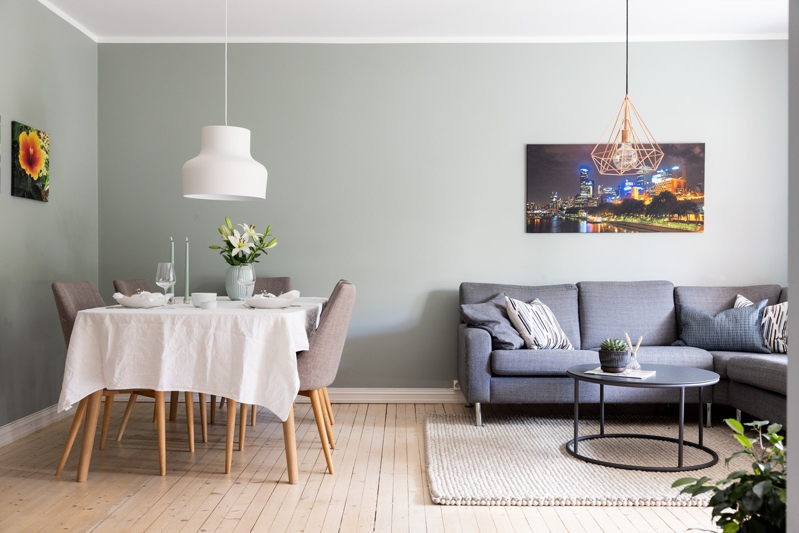 En lys og innbydende 3-roms leilighet med en solrik sydvestvendt terrasse! Galleribilde