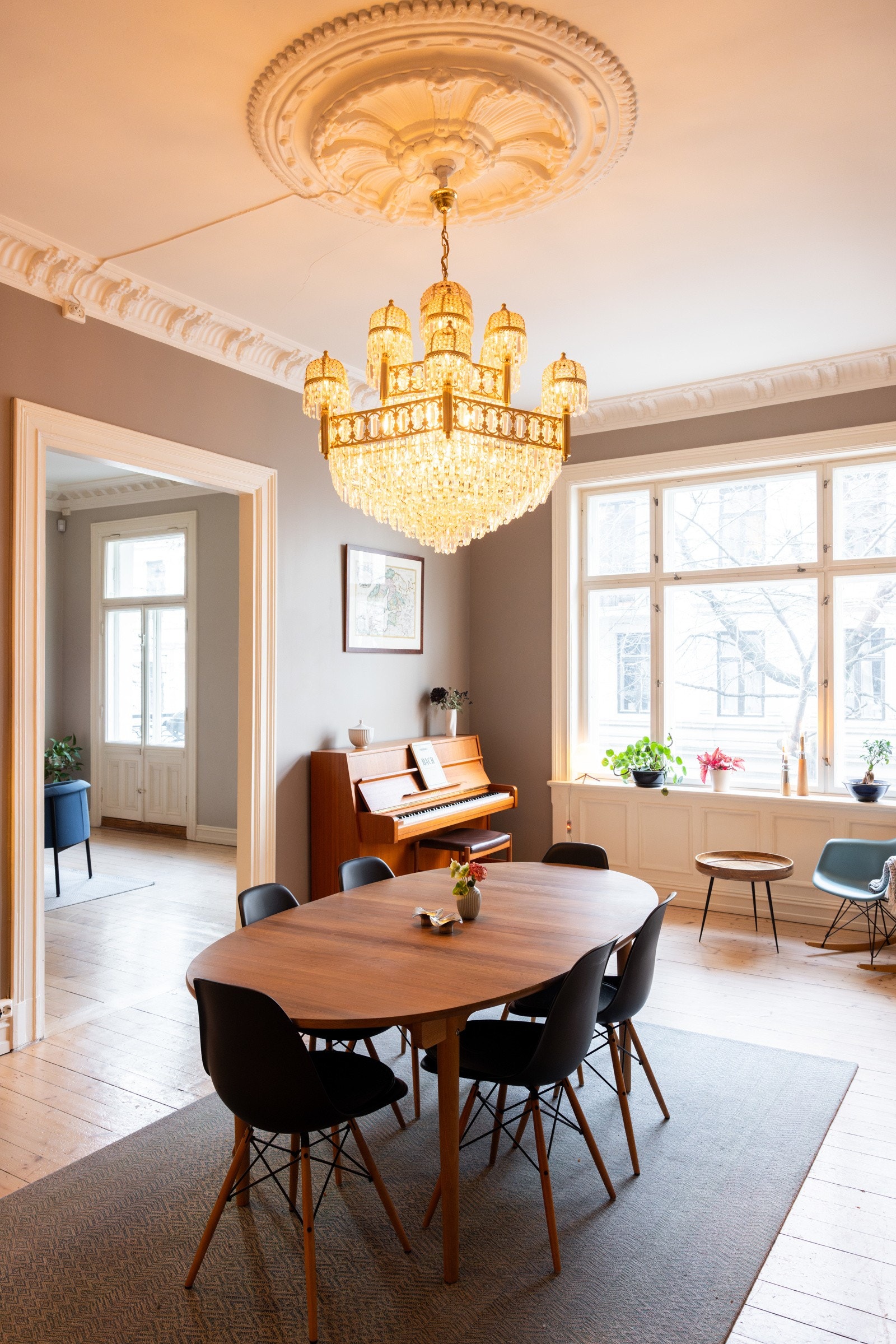 Her kan du invitere venner og familie over på et bedre måltid. Galleribilde