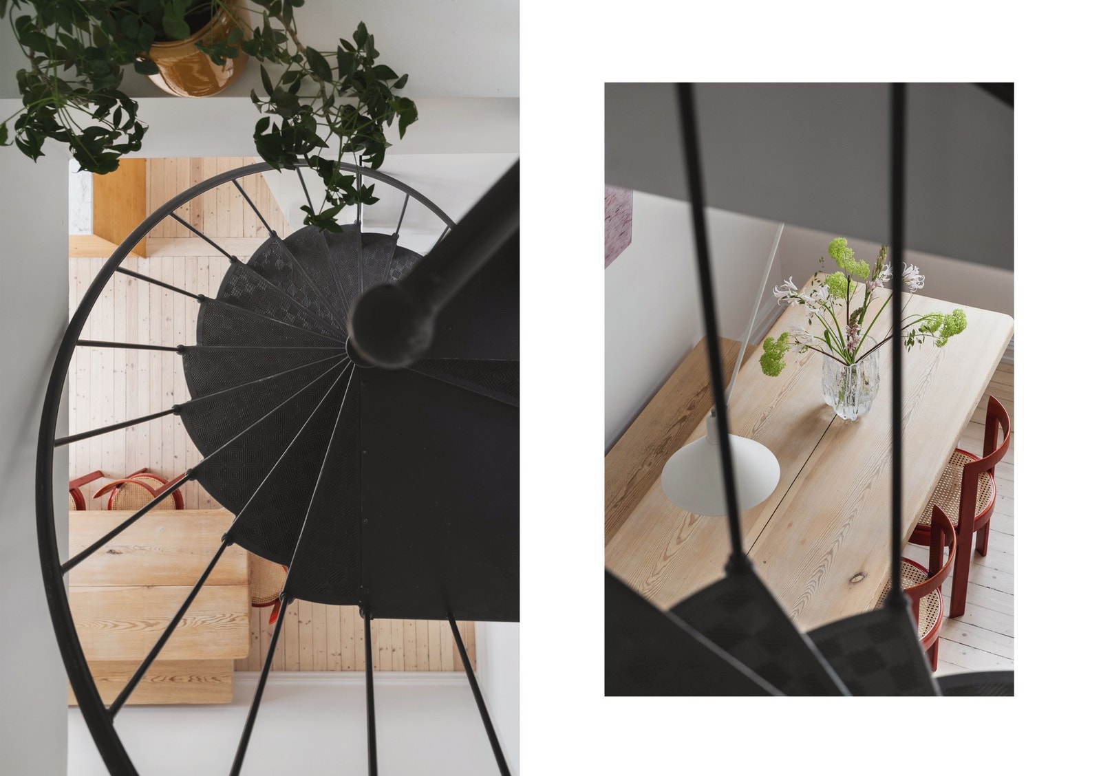 Trappen tar deg enkelt opp til loftets to soverom. Galleribilde