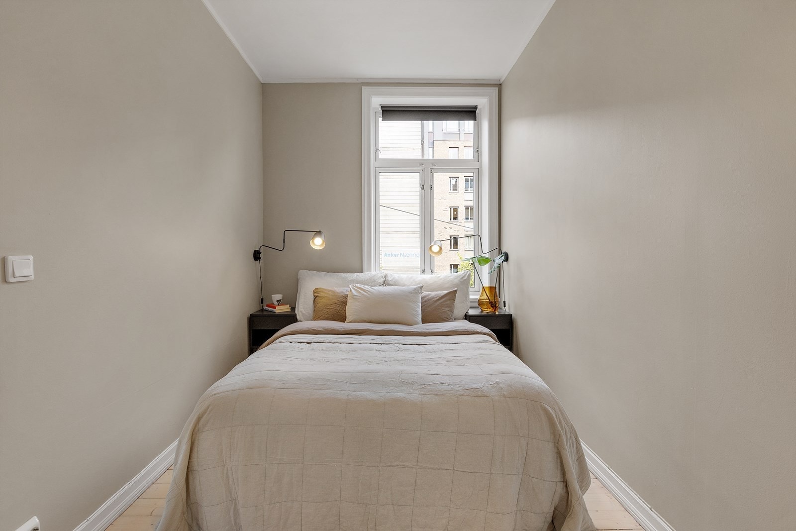 Soverommet er malt i lune og behagelig farger. Galleribilde