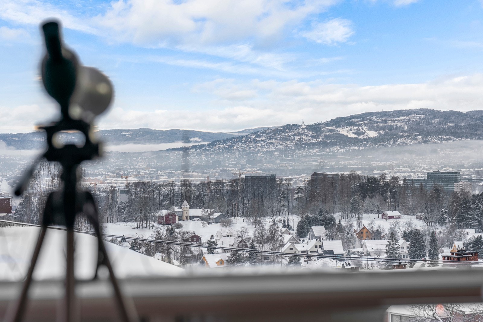 Det er fantastisk utsikt også fra stuen. Galleribilde