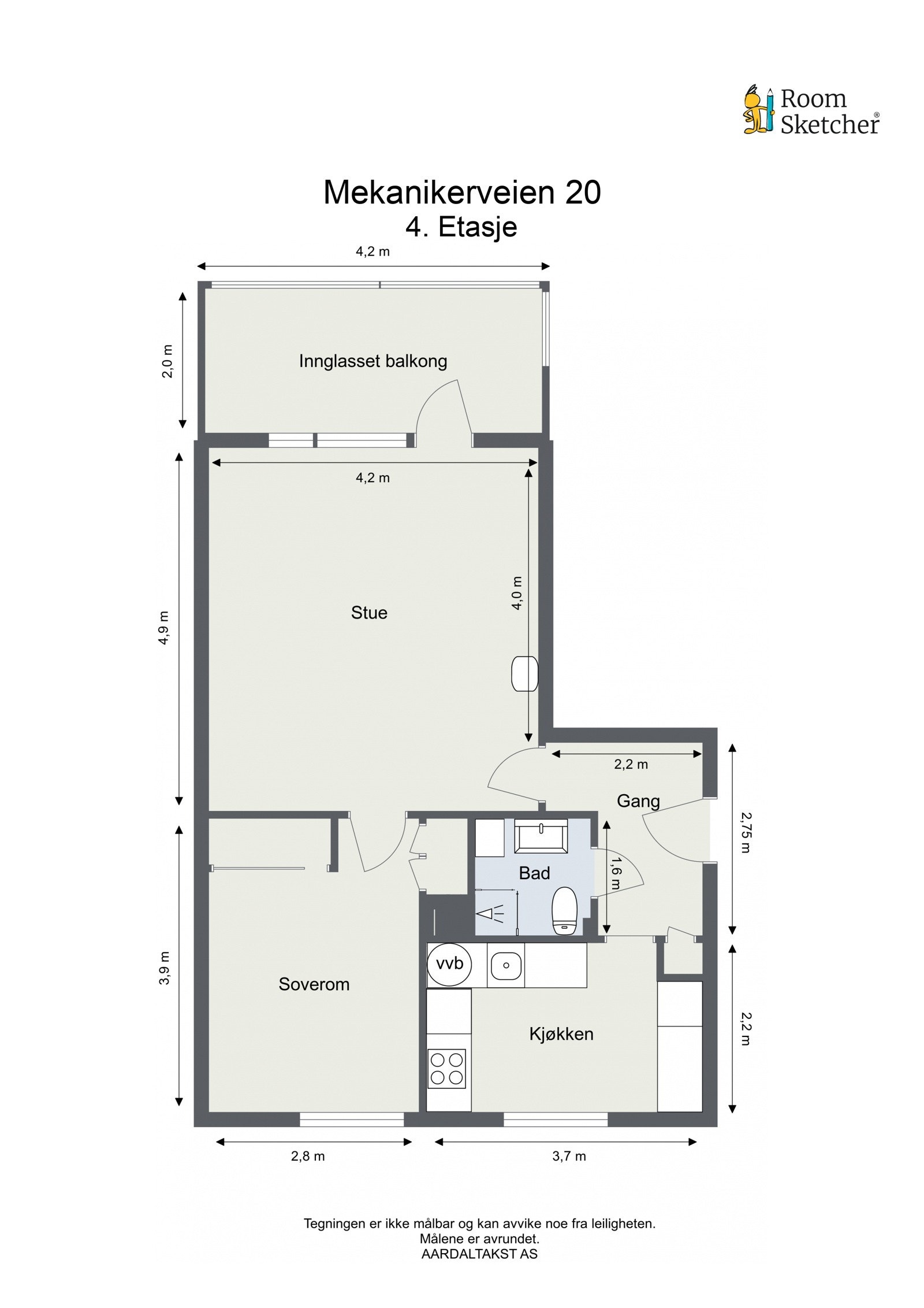 Planskisse. Galleribilde