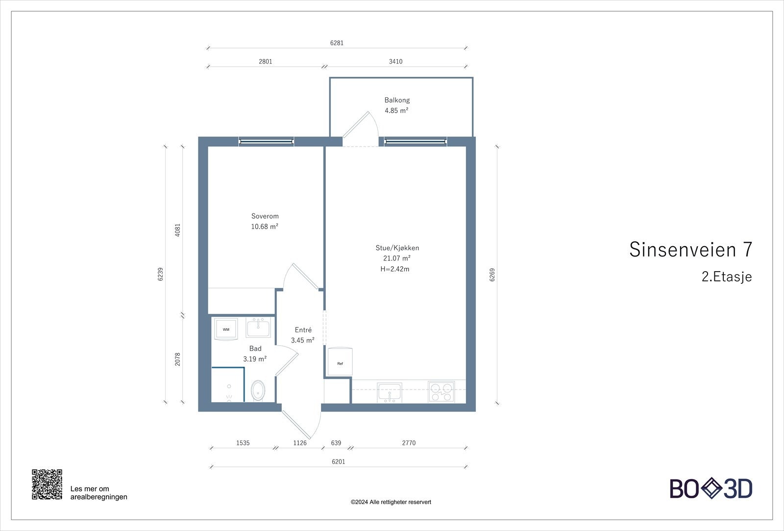 Planskisse Galleribilde