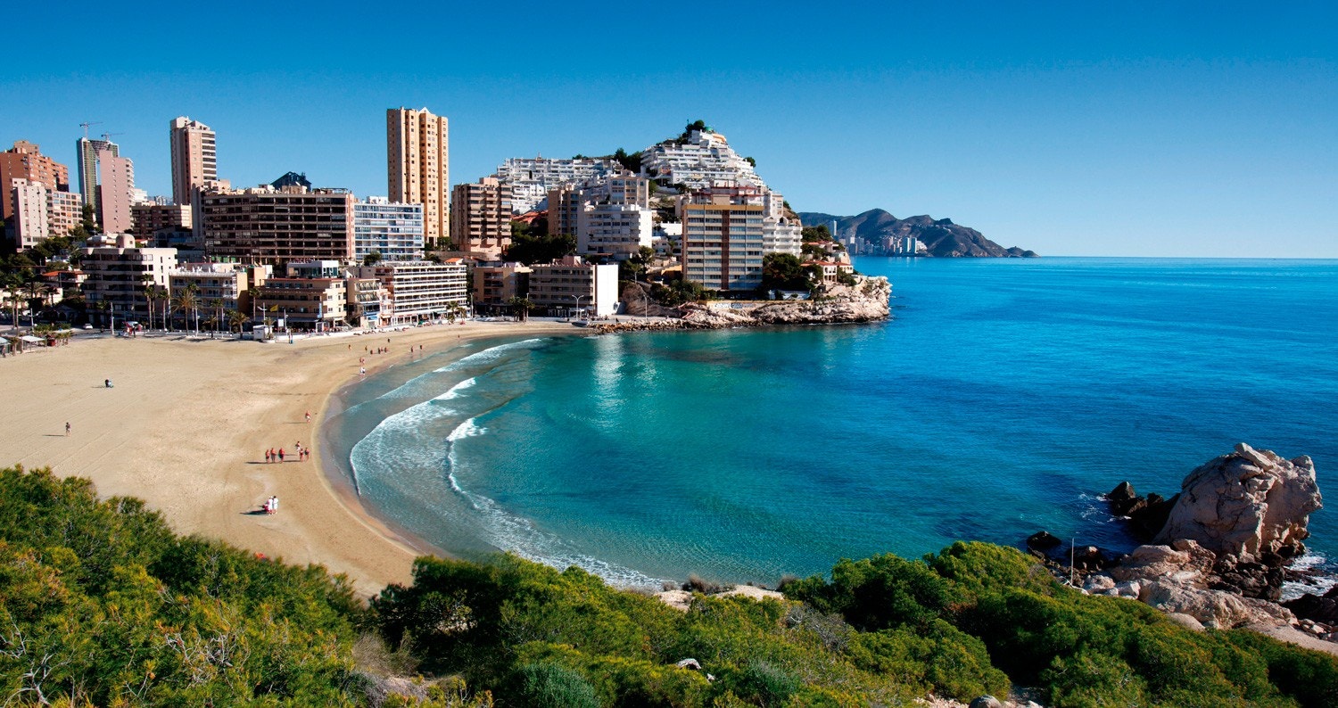 Finestrat stranden Galleribilde