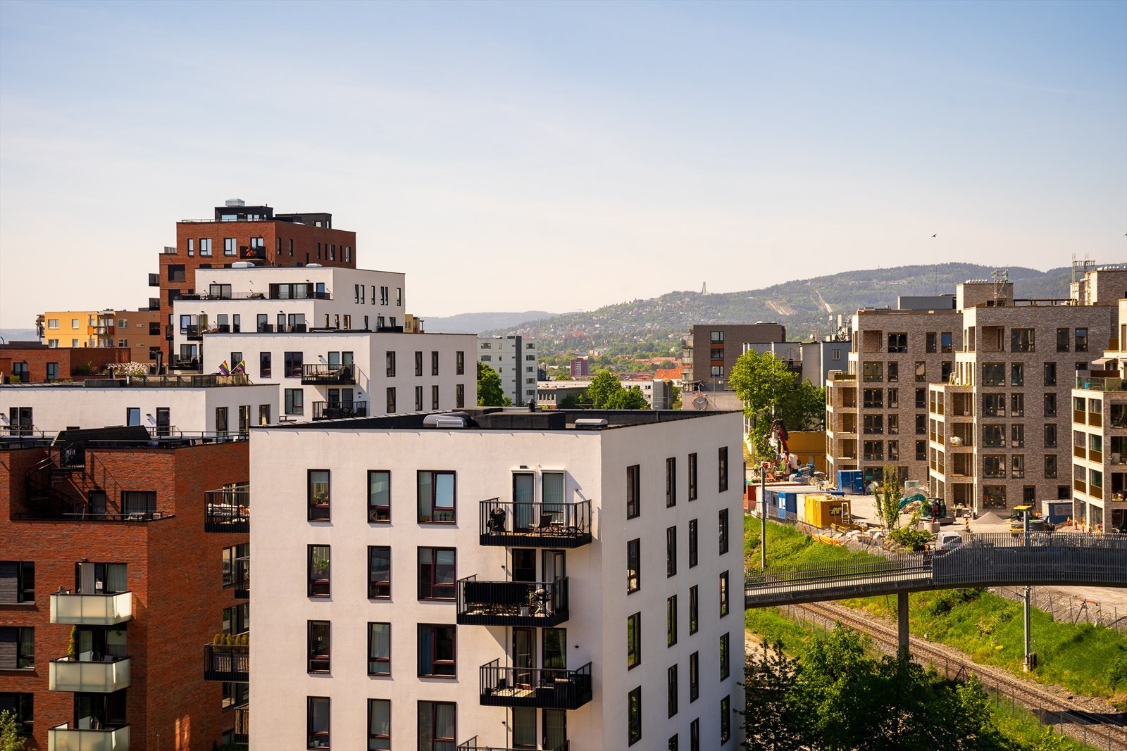Fra terrassen kan du også nyte en langstrukket utsikt. Galleribilde