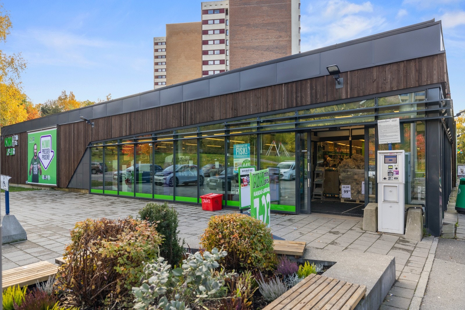 Dagligvarehandelen kan gjøres på blant annet Kiwi Trosterud Galleribilde