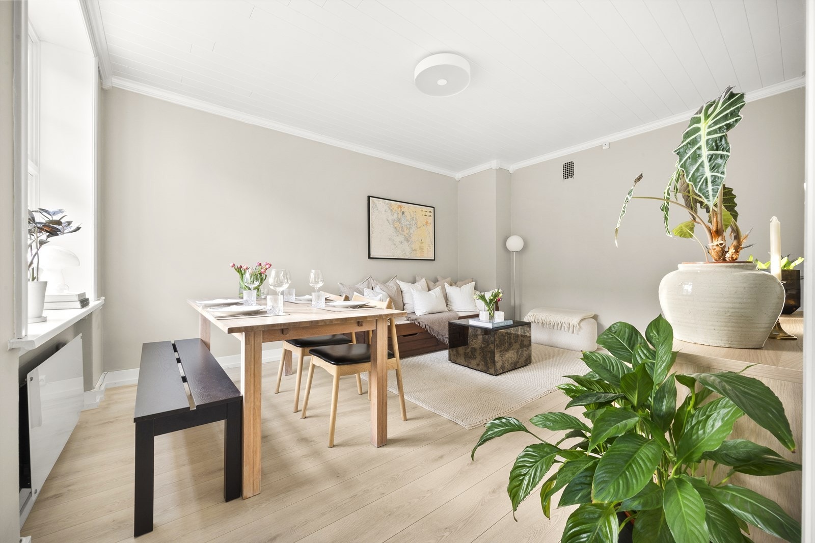 En lys, nydelig og optimal 2-roms beliggende i idylliske omgivelser på Rosenhoff. Galleribilde