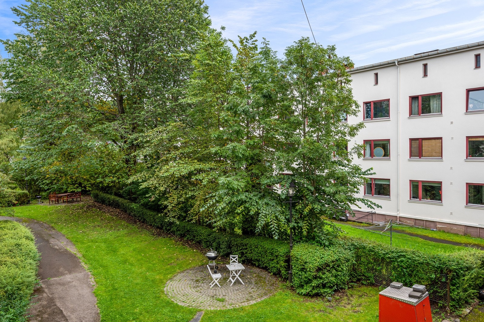 Både soverom og kjøkken vender ut mot de fine fellesarealene. Galleribilde